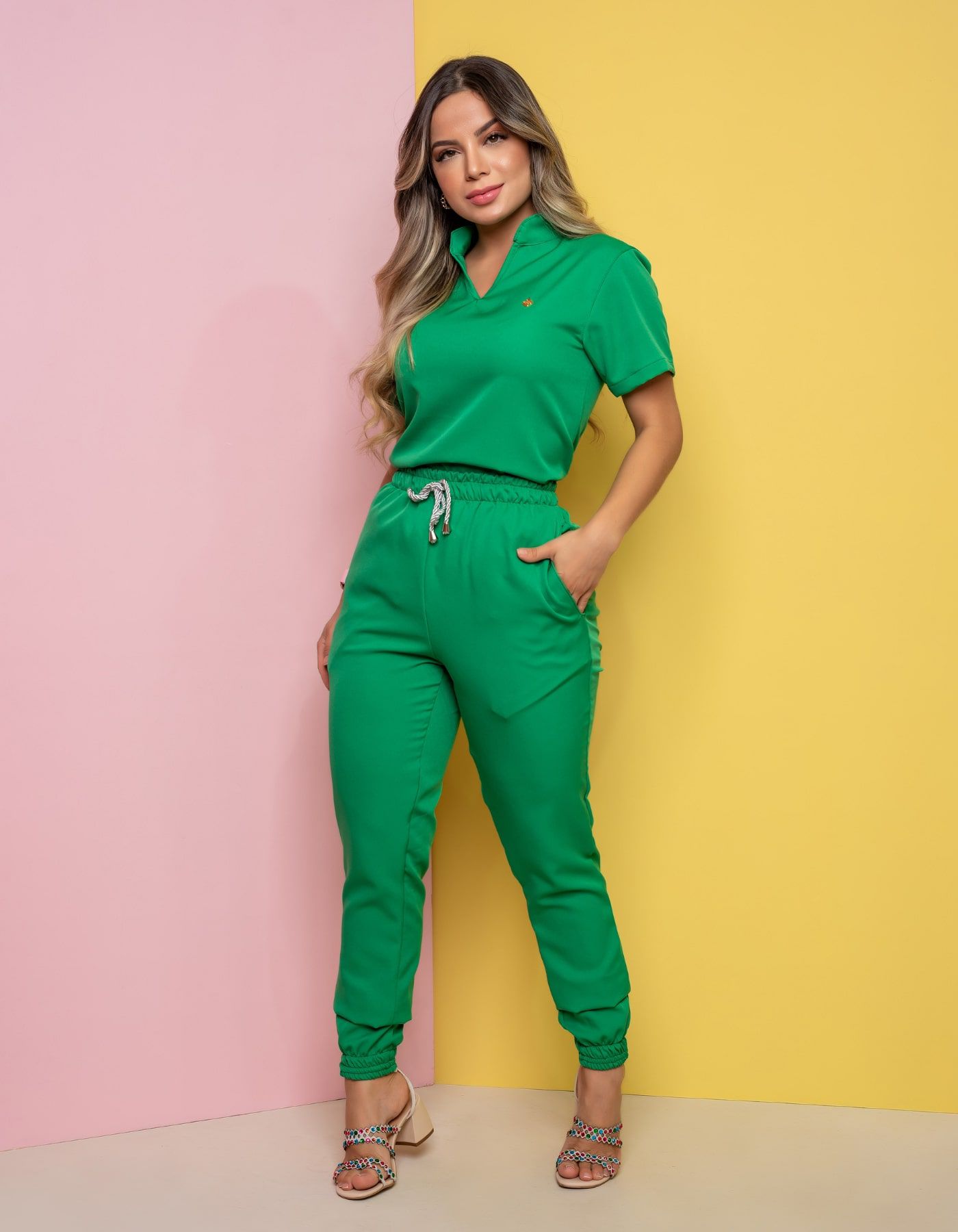 Scrub Feminino Lírio Verde Bandeira — foto 6