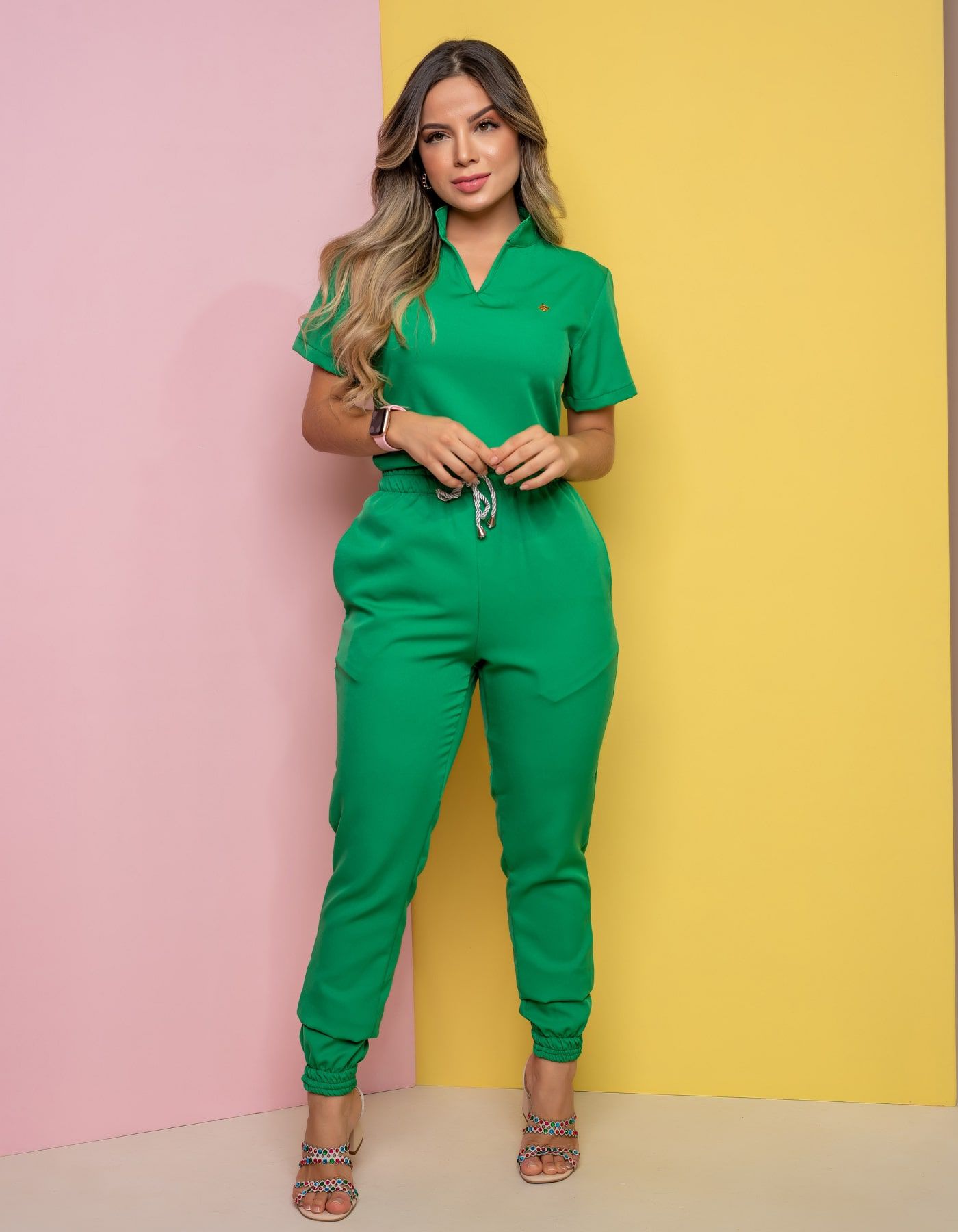 Scrub Feminino Lírio Verde Bandeira — foto 7