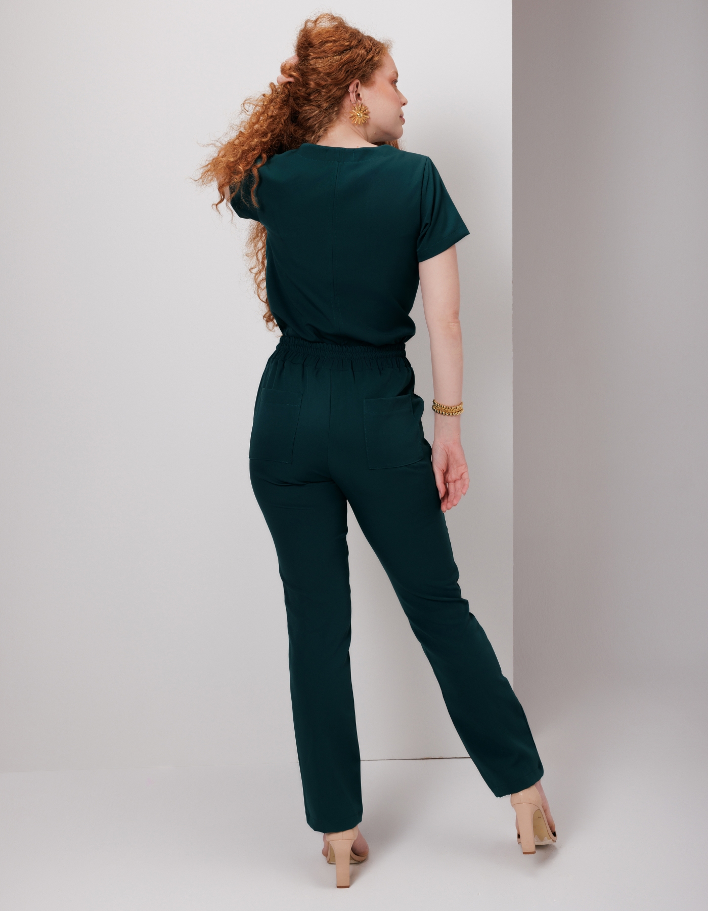 Scrub Feminino Sophia Verde Petróleo — foto 4