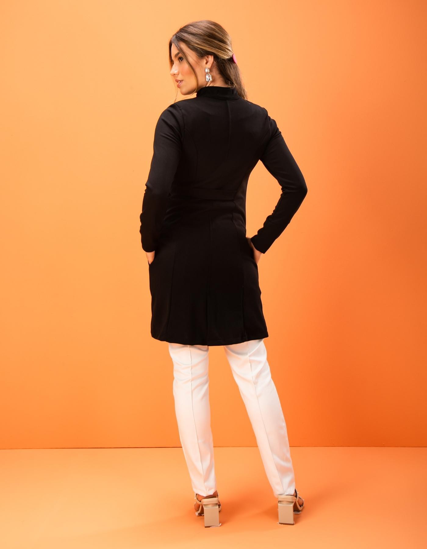 Jaleco Feminino Ava Preto — foto 5