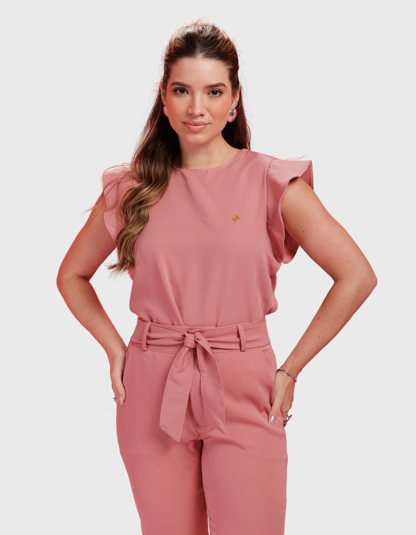 Scrub Feminino Lucy Rosa Barroco — foto 1