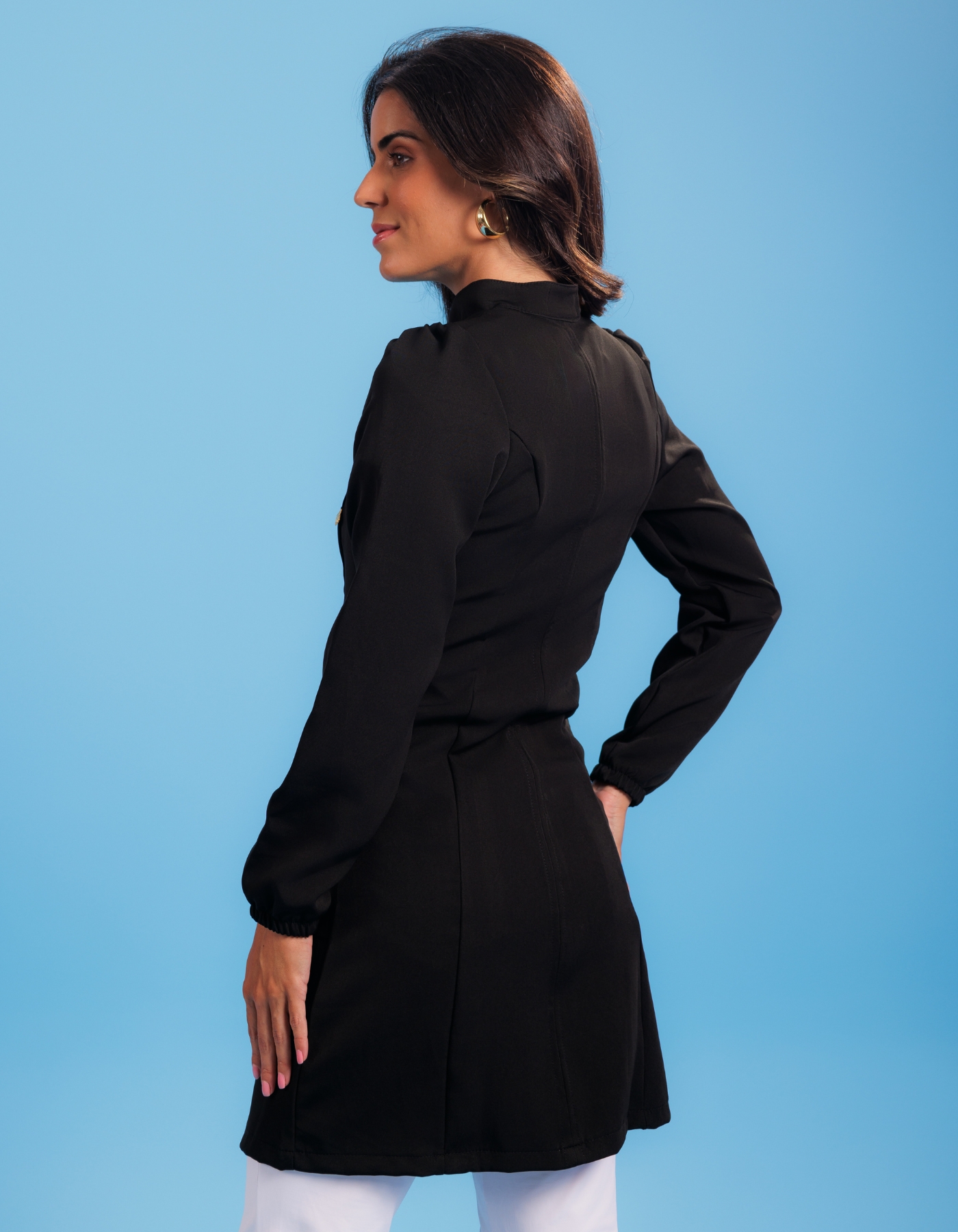 Jaleco Feminino Liza Preto — foto 10