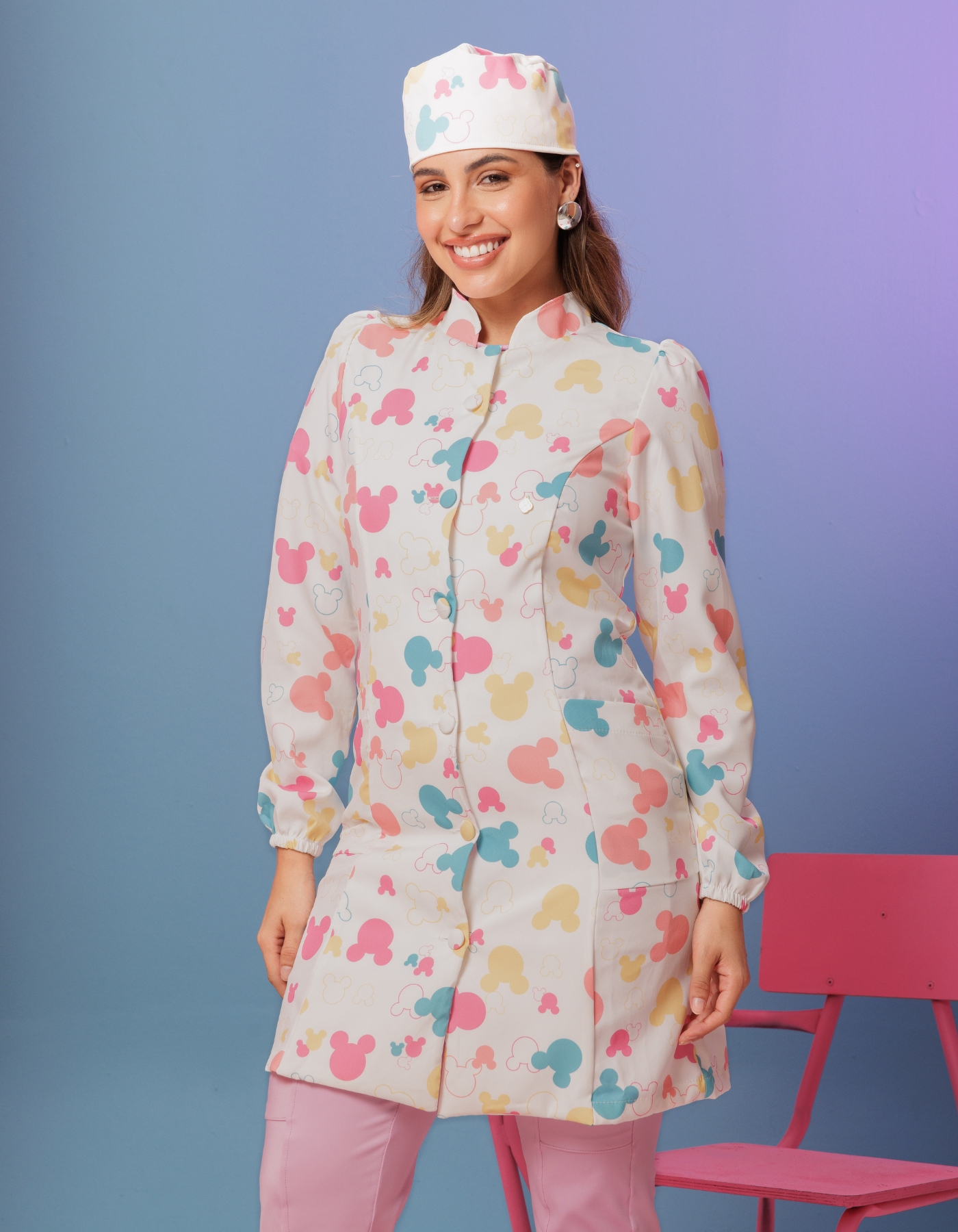 Jaleco Feminino Liza New Mickey — foto 8