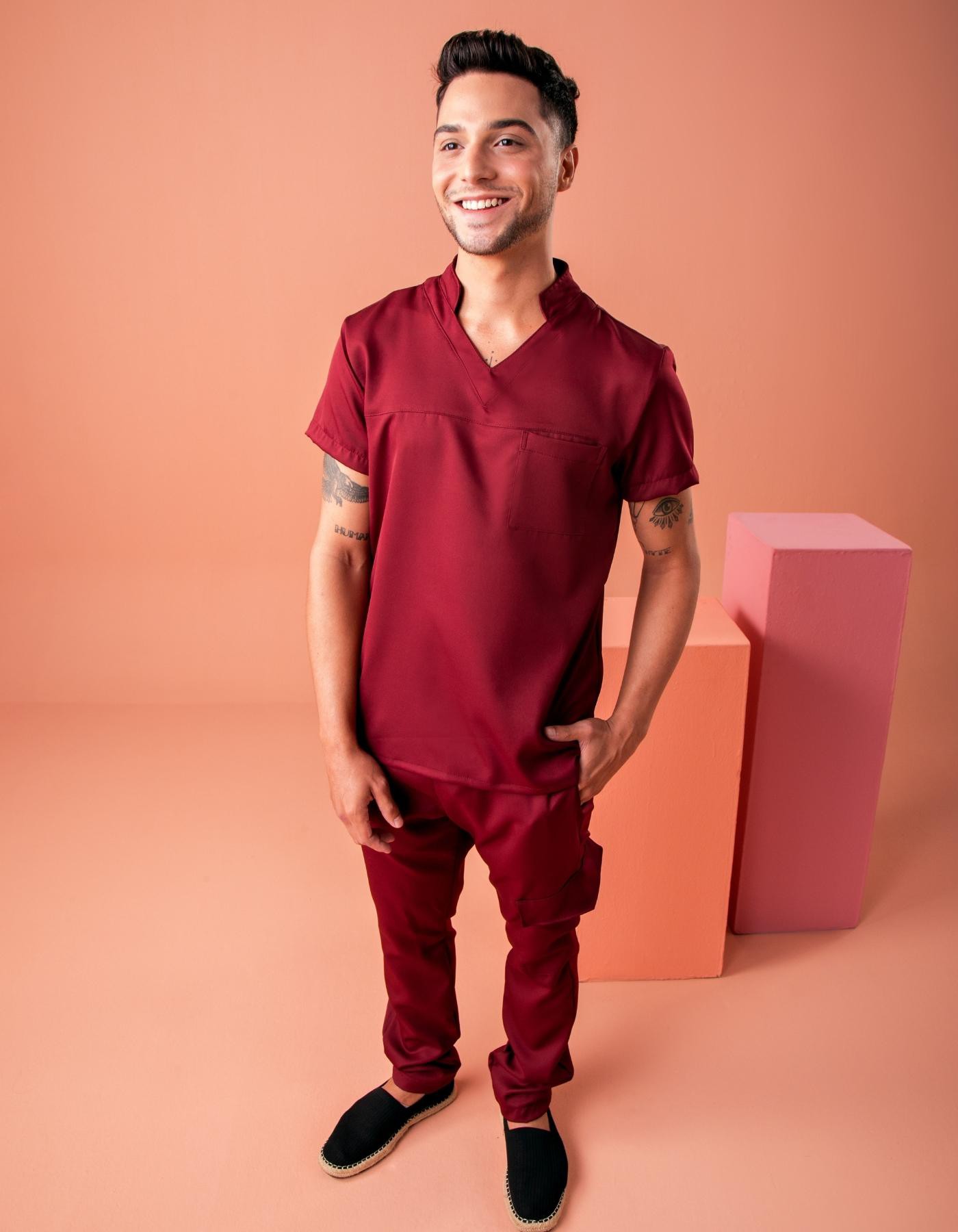 Scrub Masculino Harry Malbec — foto 6