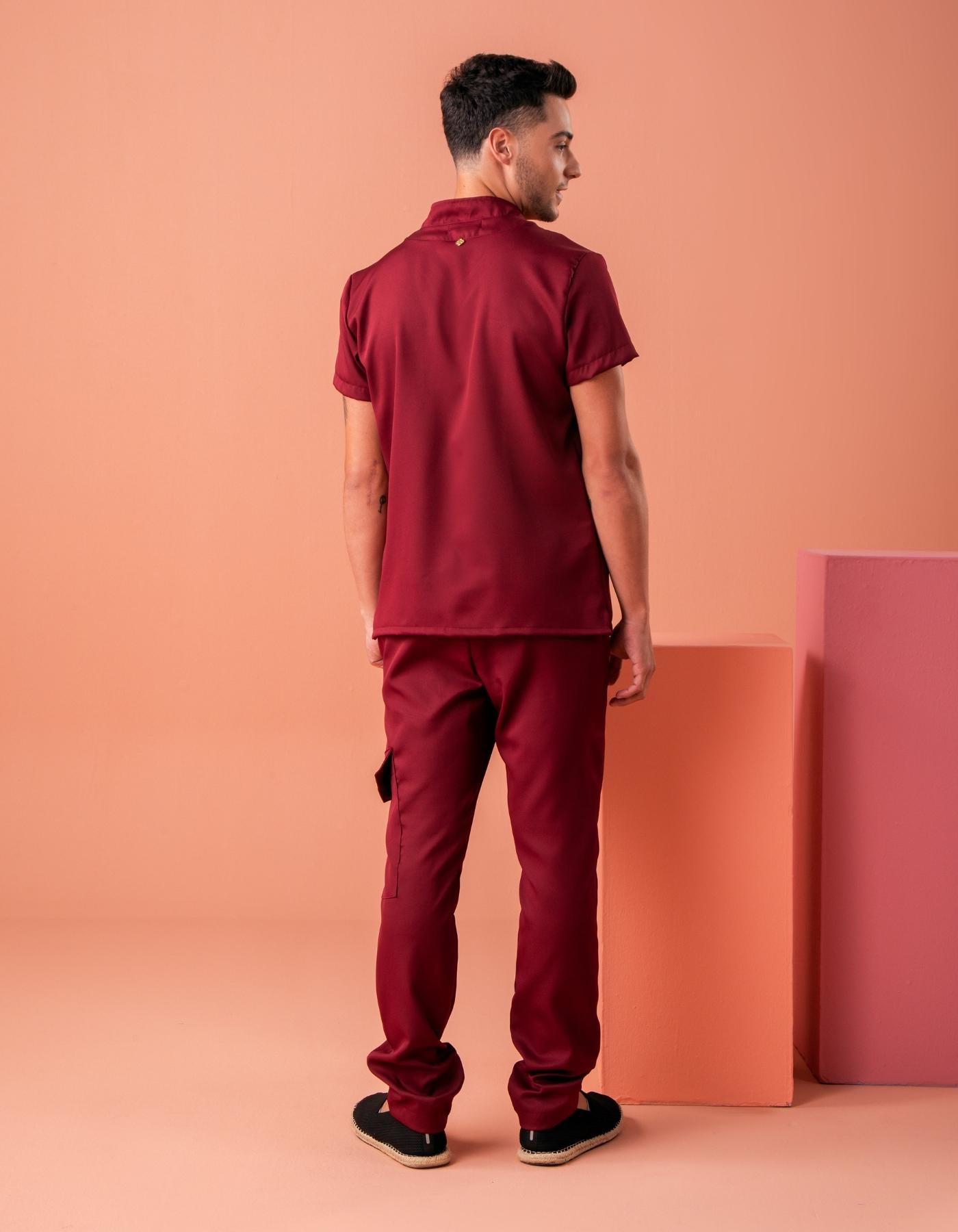 Scrub Masculino Harry Malbec — foto 3