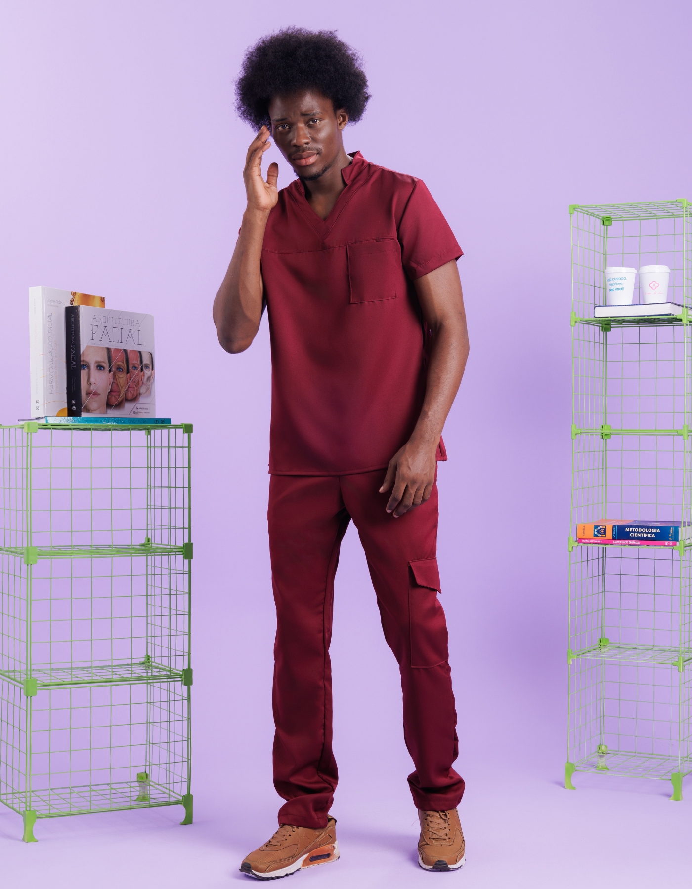Scrub Masculino Harry Malbec — foto 10