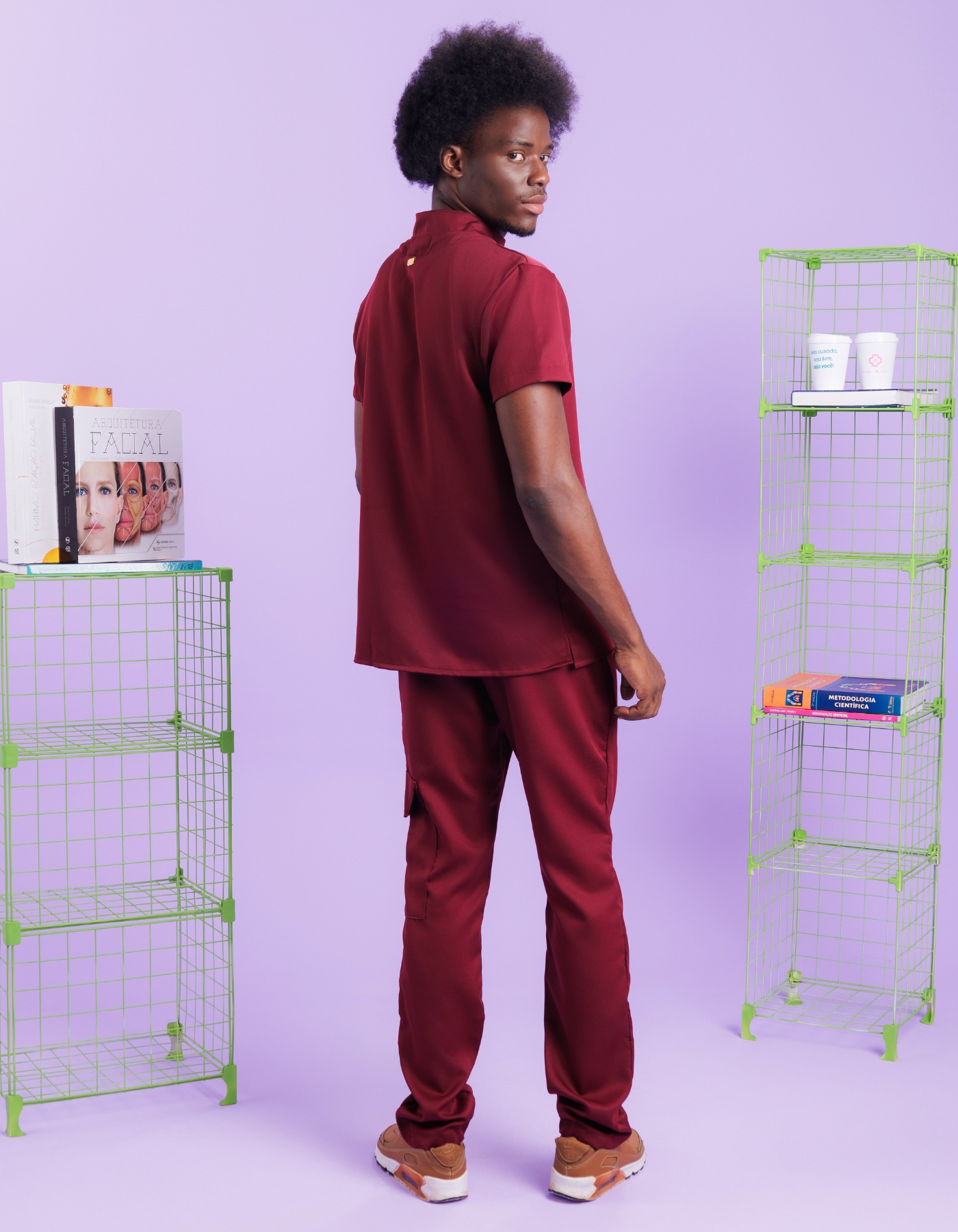 Scrub Masculino Harry Malbec — foto 9