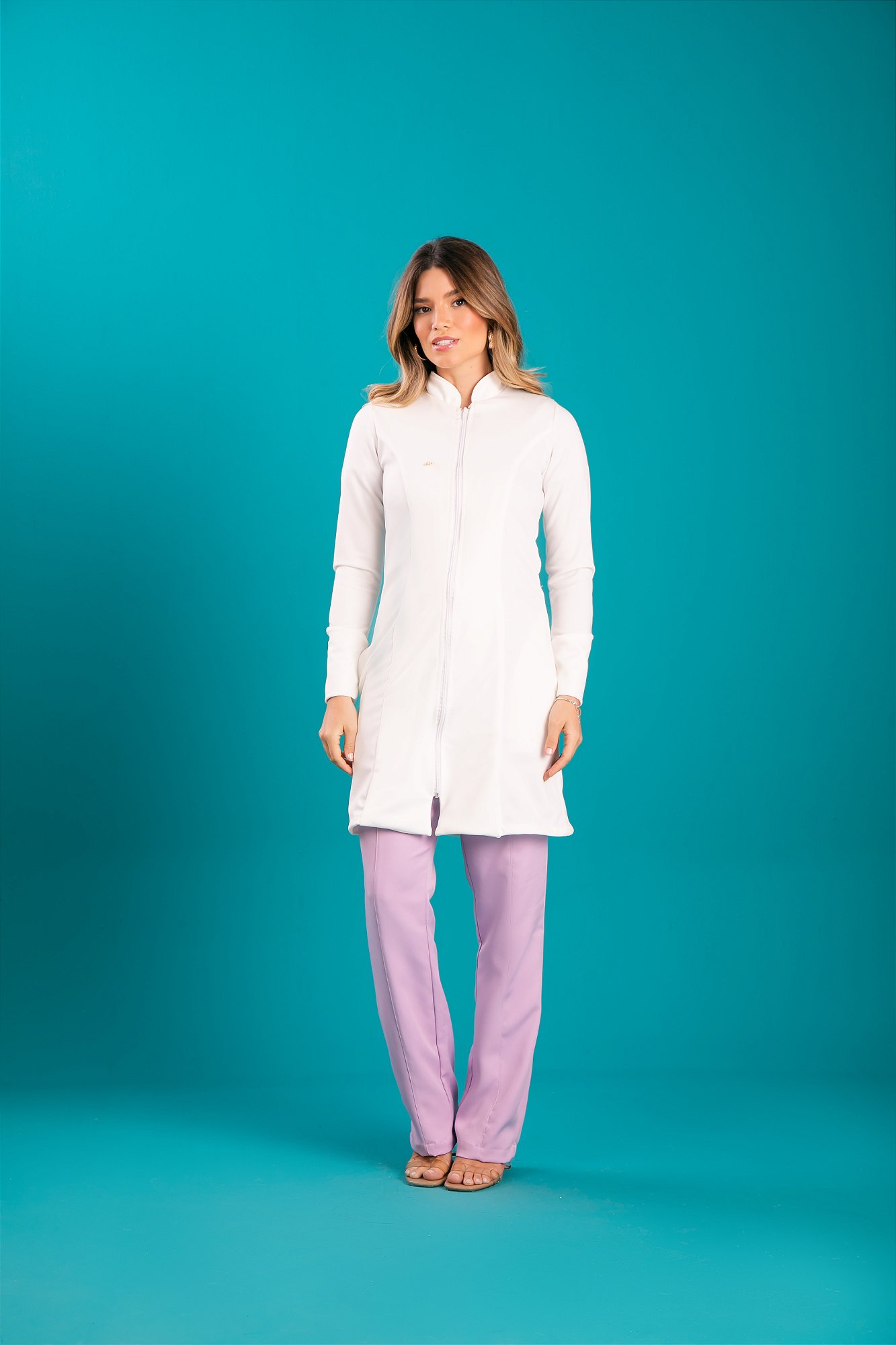 Jaleco Feminino Ava Branco — foto 5
