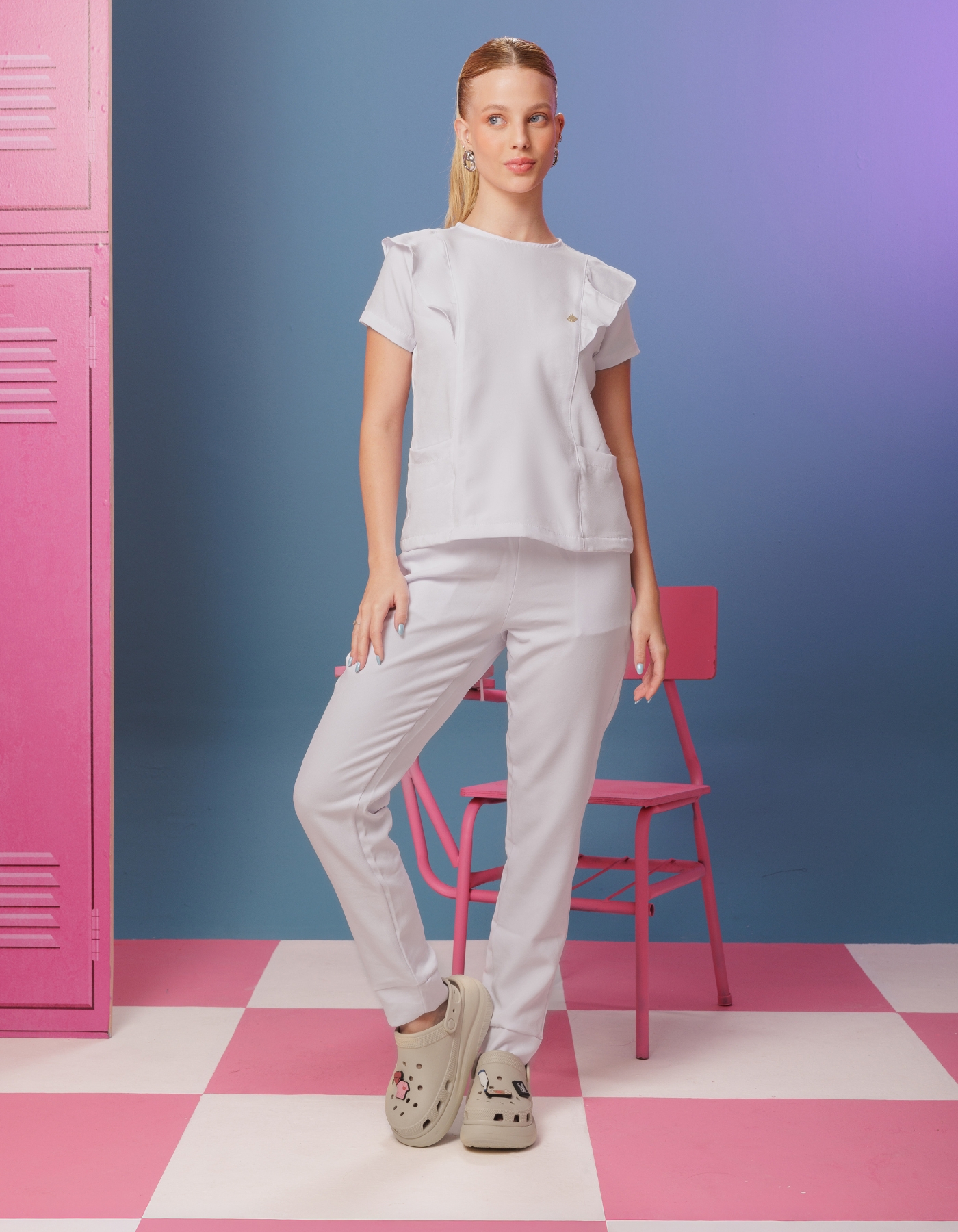 Scrub Feminino Laila Branco — foto 2