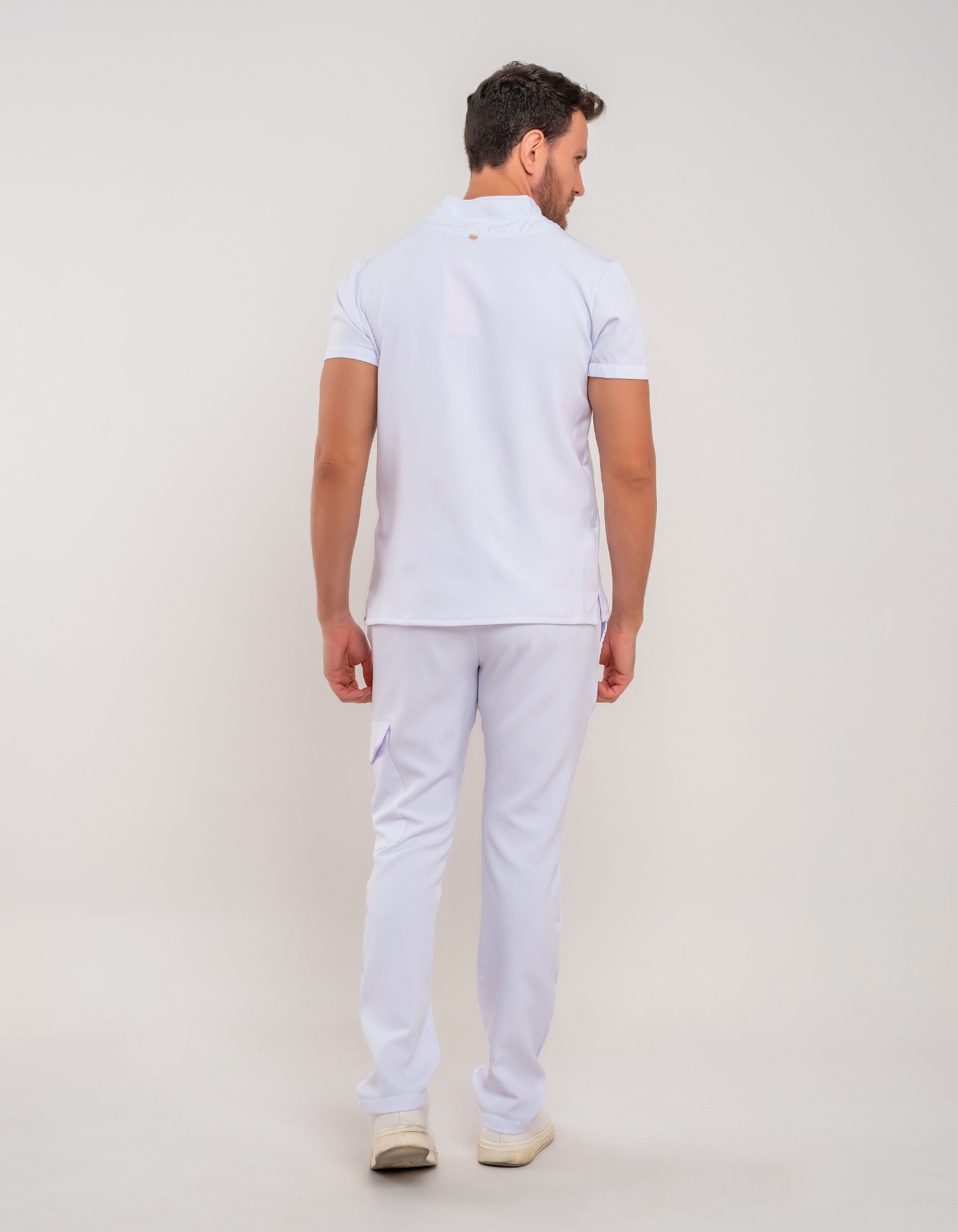 Scrub Masculino Harry Branco — foto 3