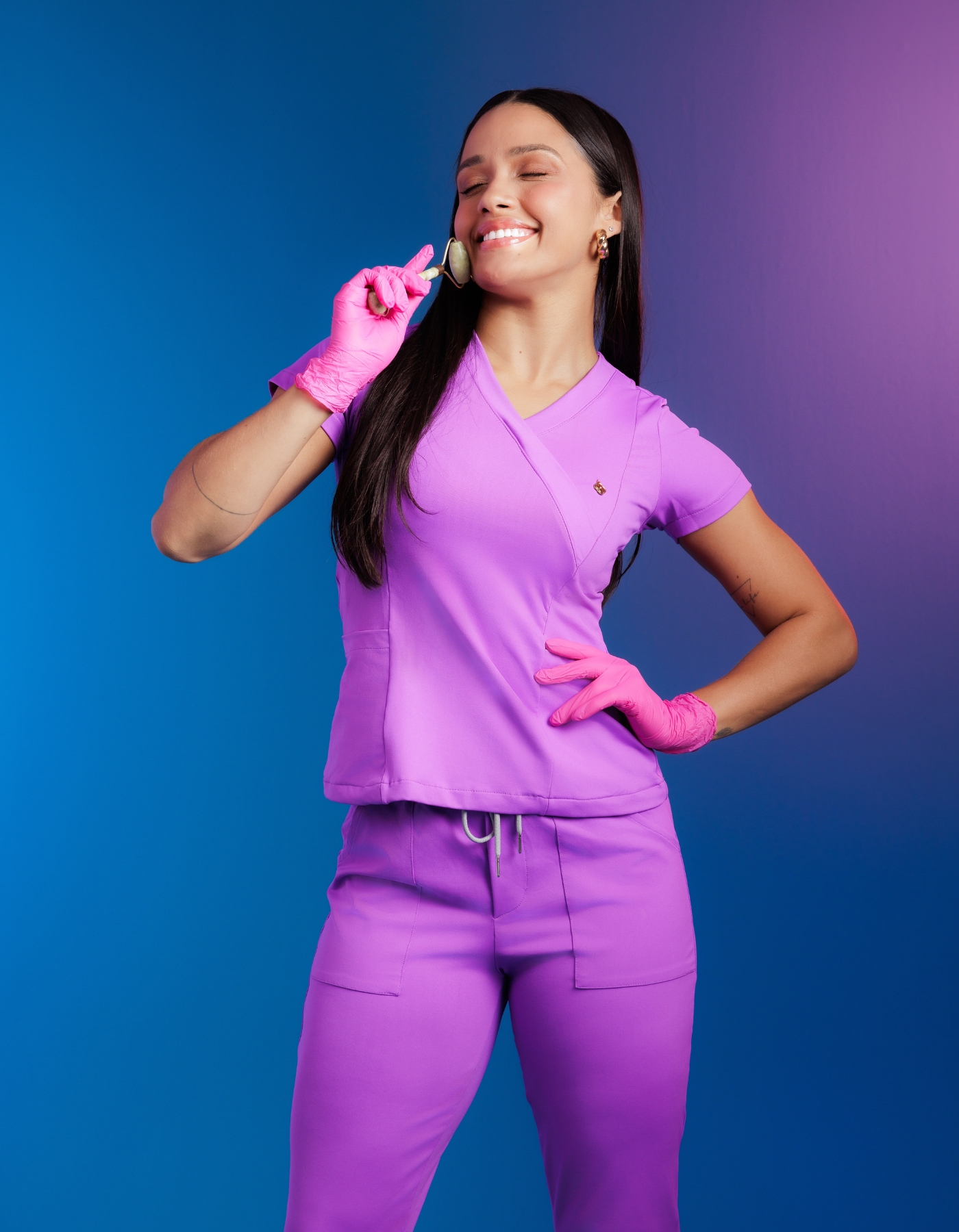 Scrub Feminino Moove Violeta — foto 5