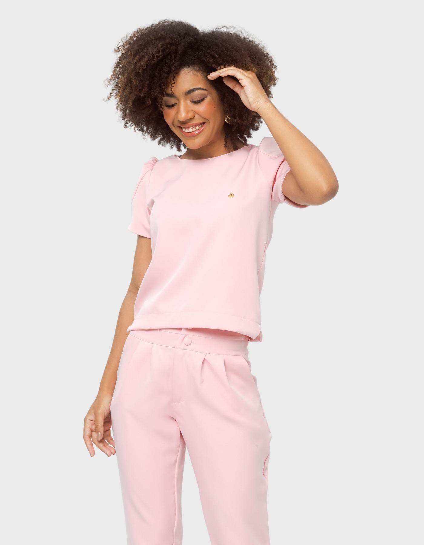 Scrub Feminino New Gisele Rosa Fancy — foto 1