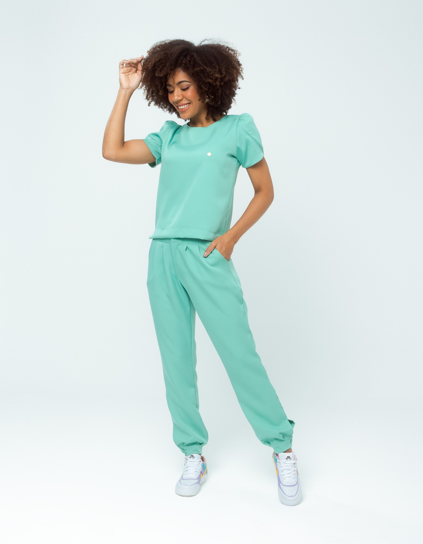 Scrub Feminino New Gisele Verde Aruba — foto 5