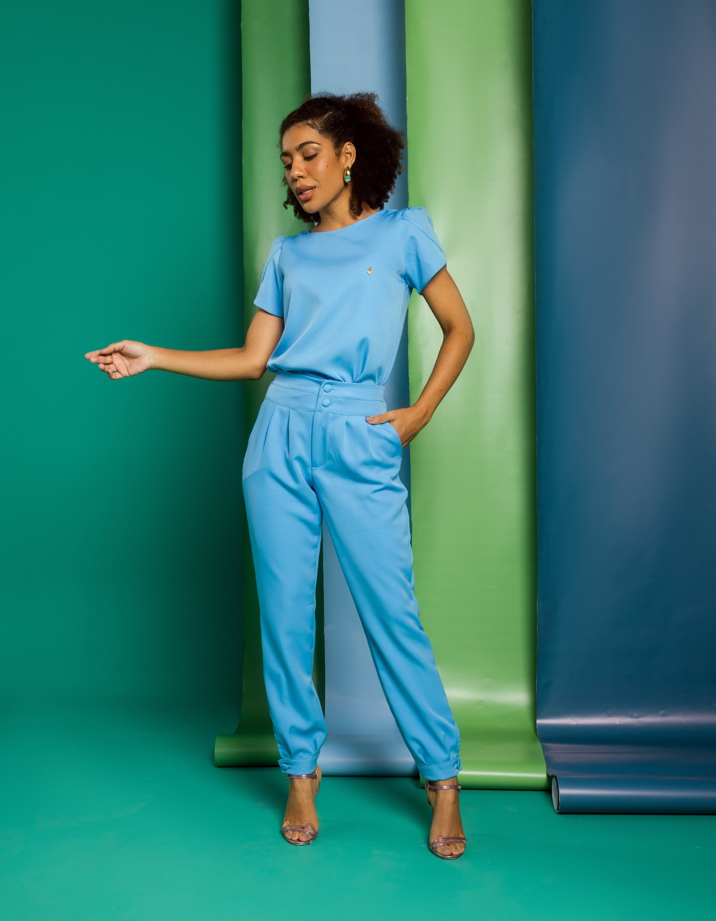 Scrub Feminino New Gisele Azul New — foto 2