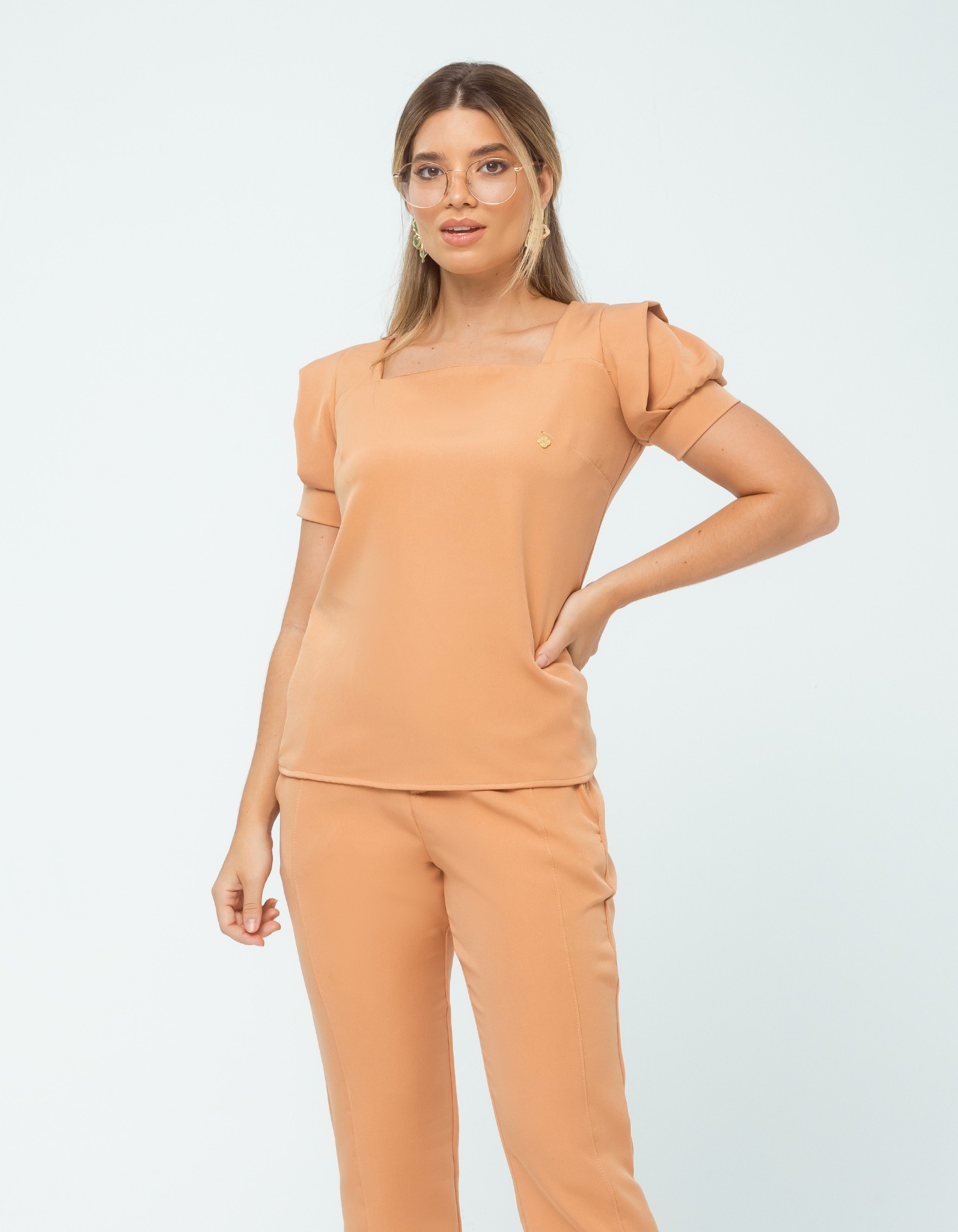Scrub Feminino Sarah Capuccino — foto 5