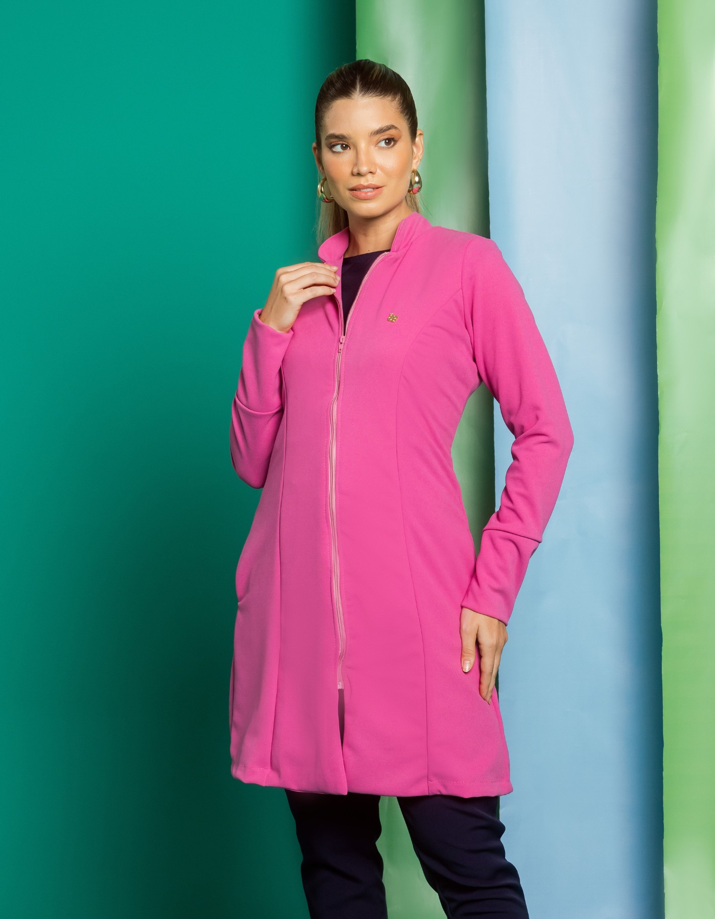 Jaleco Feminino Ava Rosa Ploc — foto 2