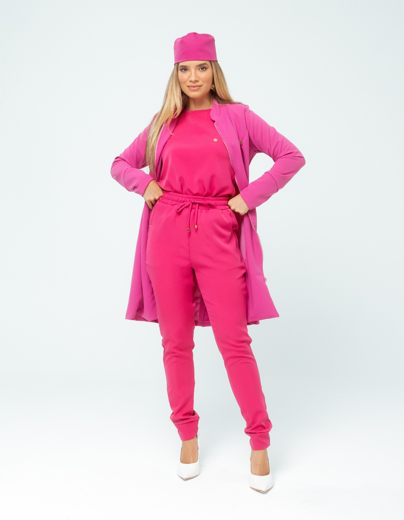 Jaleco Feminino Ava Rosa Ploc — foto 3