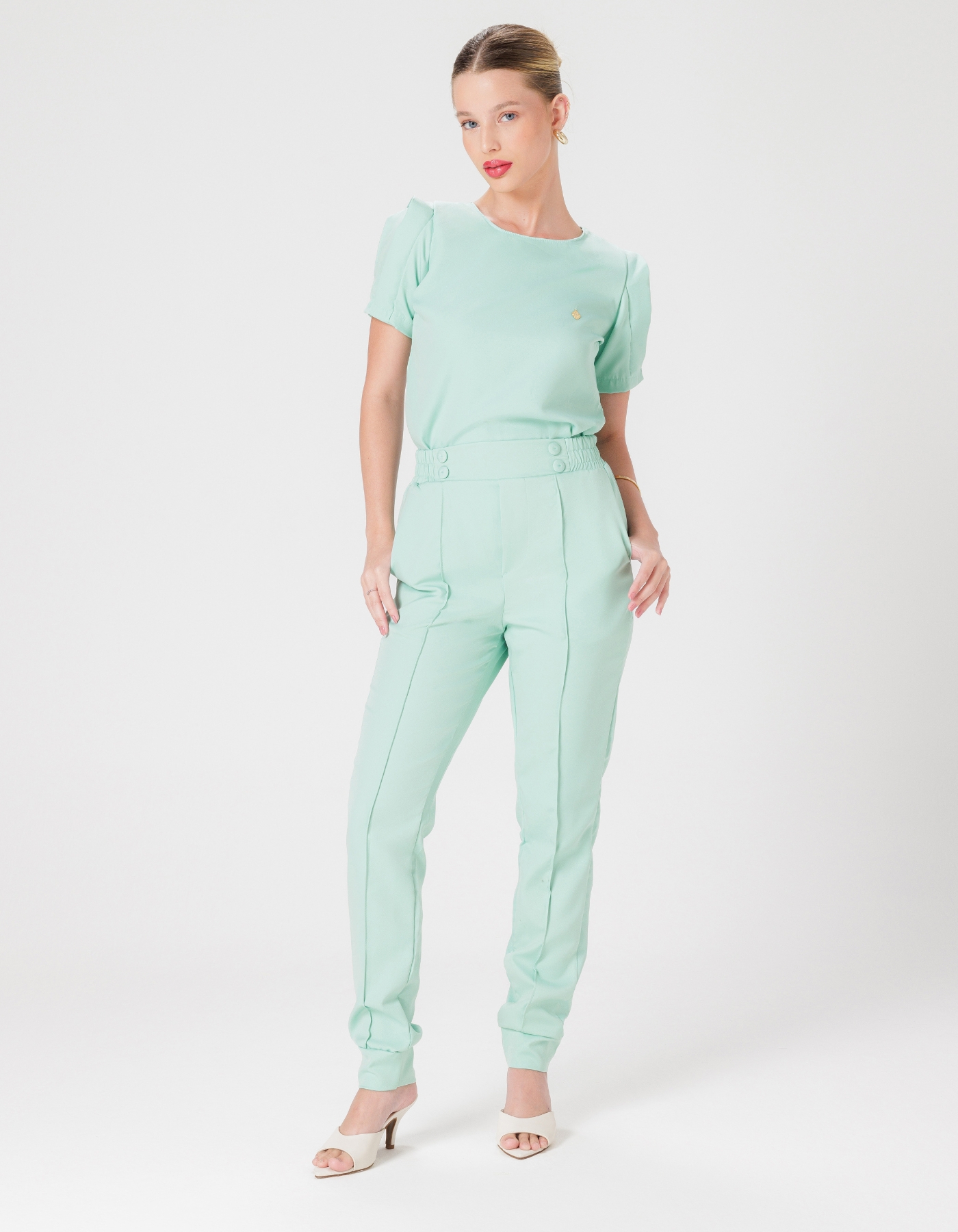 Scrub Feminino Selena Verde Mar — foto 3