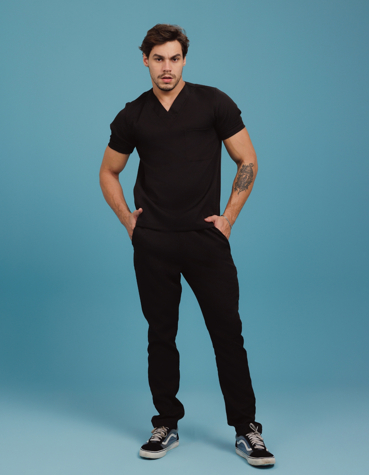 Scrub Masculino Arthur Preto — foto 10