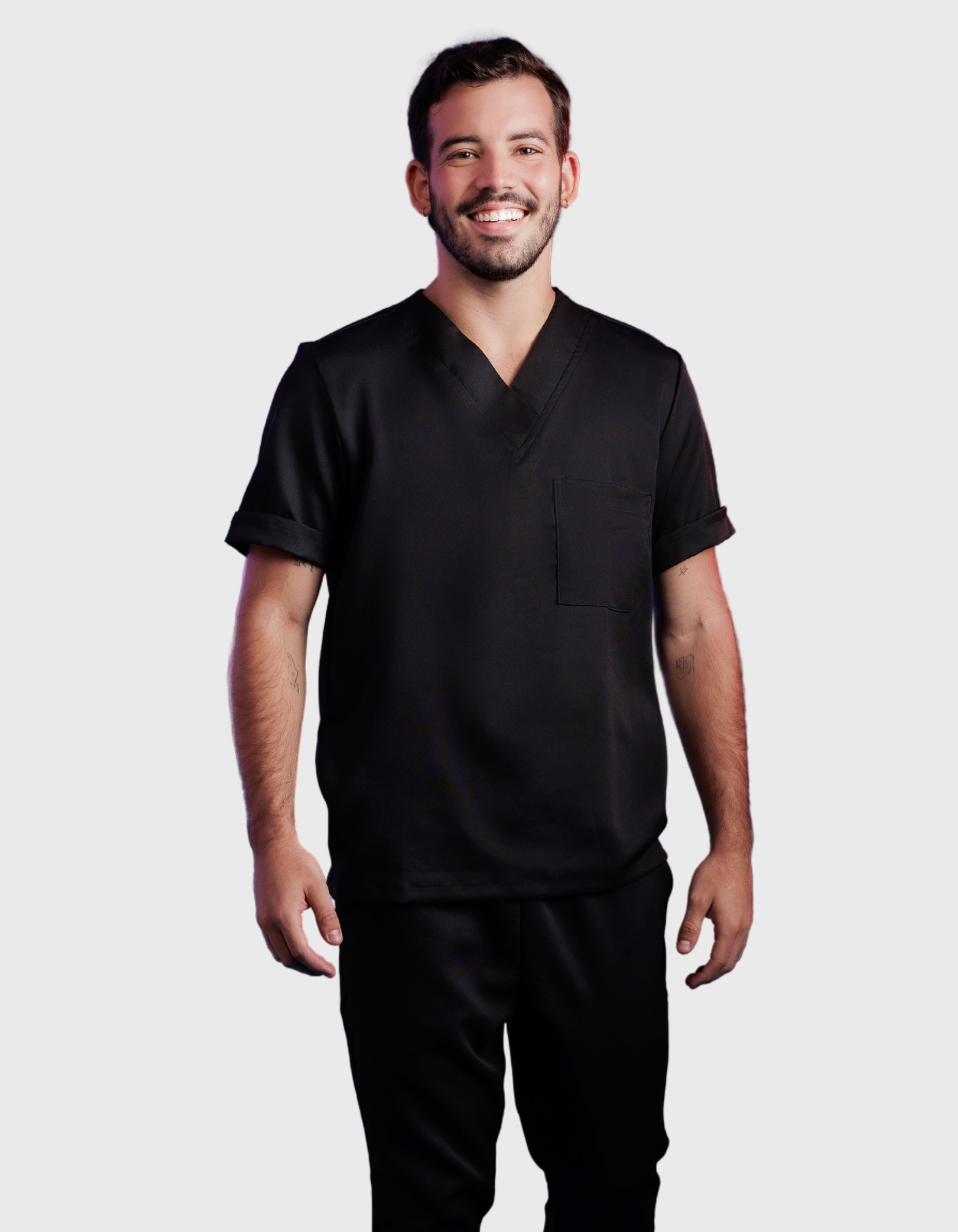 Scrub Masculino Arthur Preto — foto 1