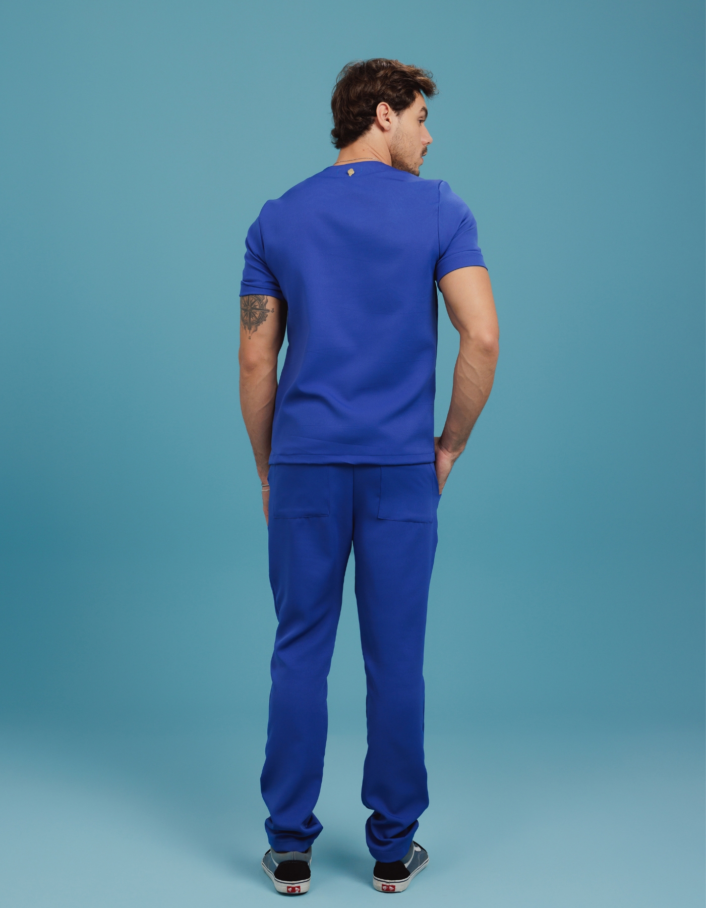Scrub Masculino Arthur Azul Royal — foto 9