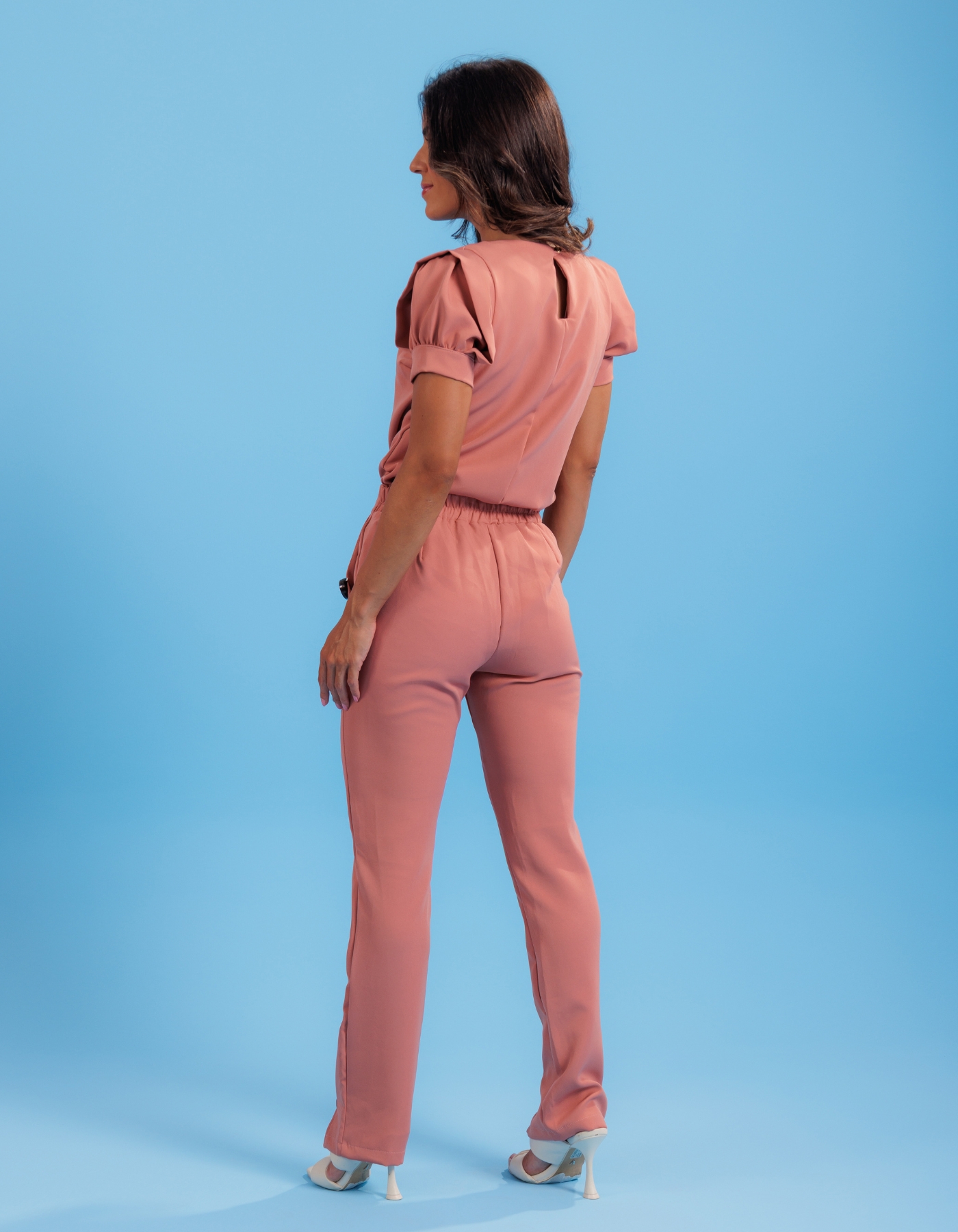 Scrub Feminino Sarah Rosé Tan — foto 3