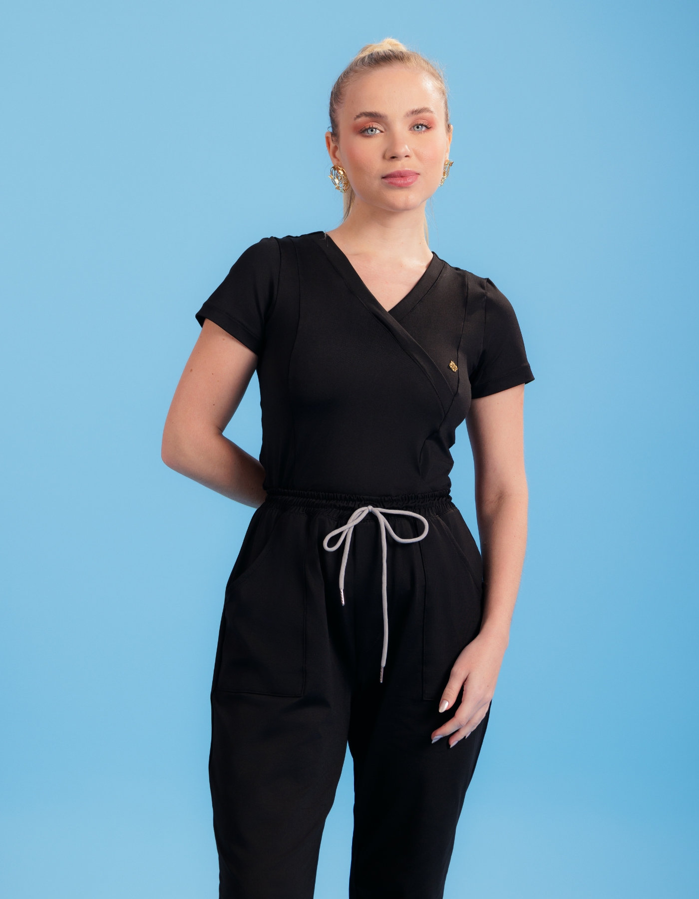 Scrub Feminino Moove Preto — foto 3