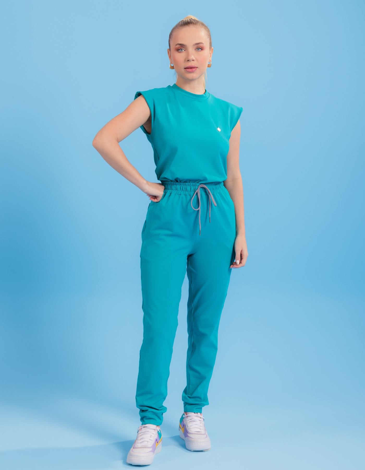 Scrub Feminino Mary Verde Grass — foto 4