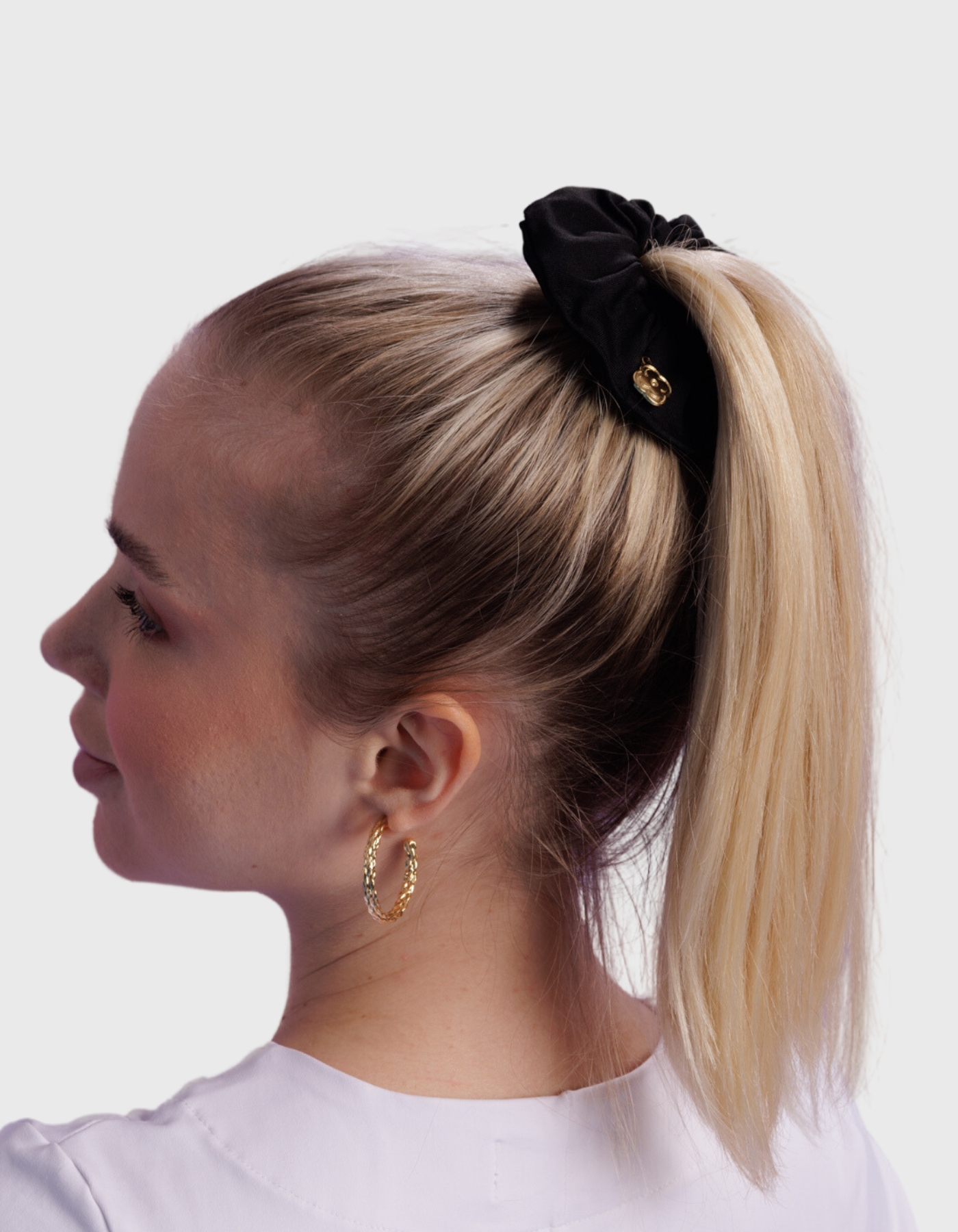 Scrunchie Feminina Preta — foto 1