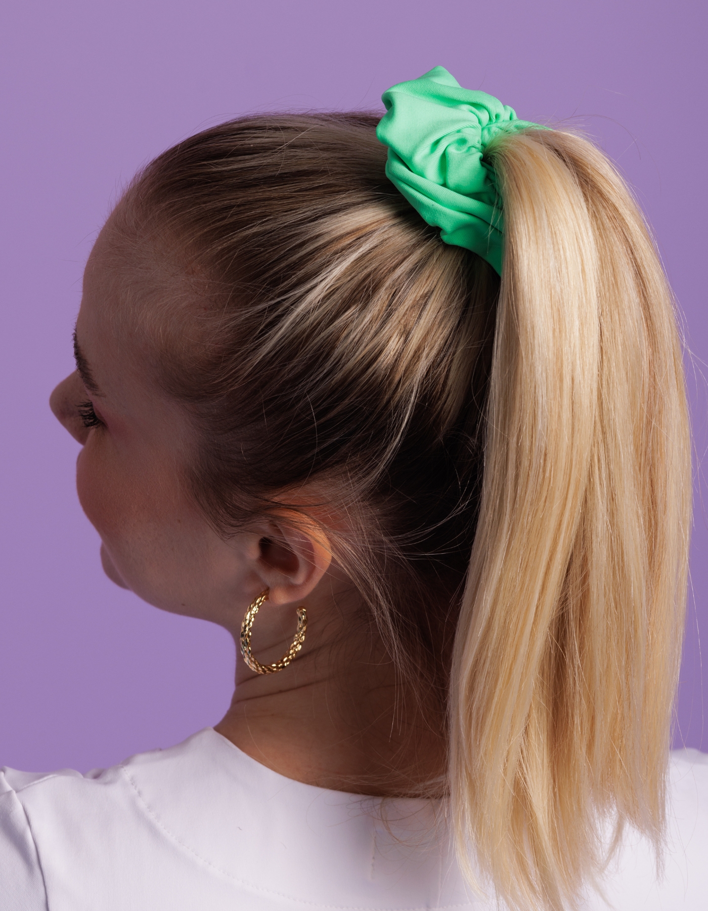 Scrunchie Feminina Verde Menta — foto 4