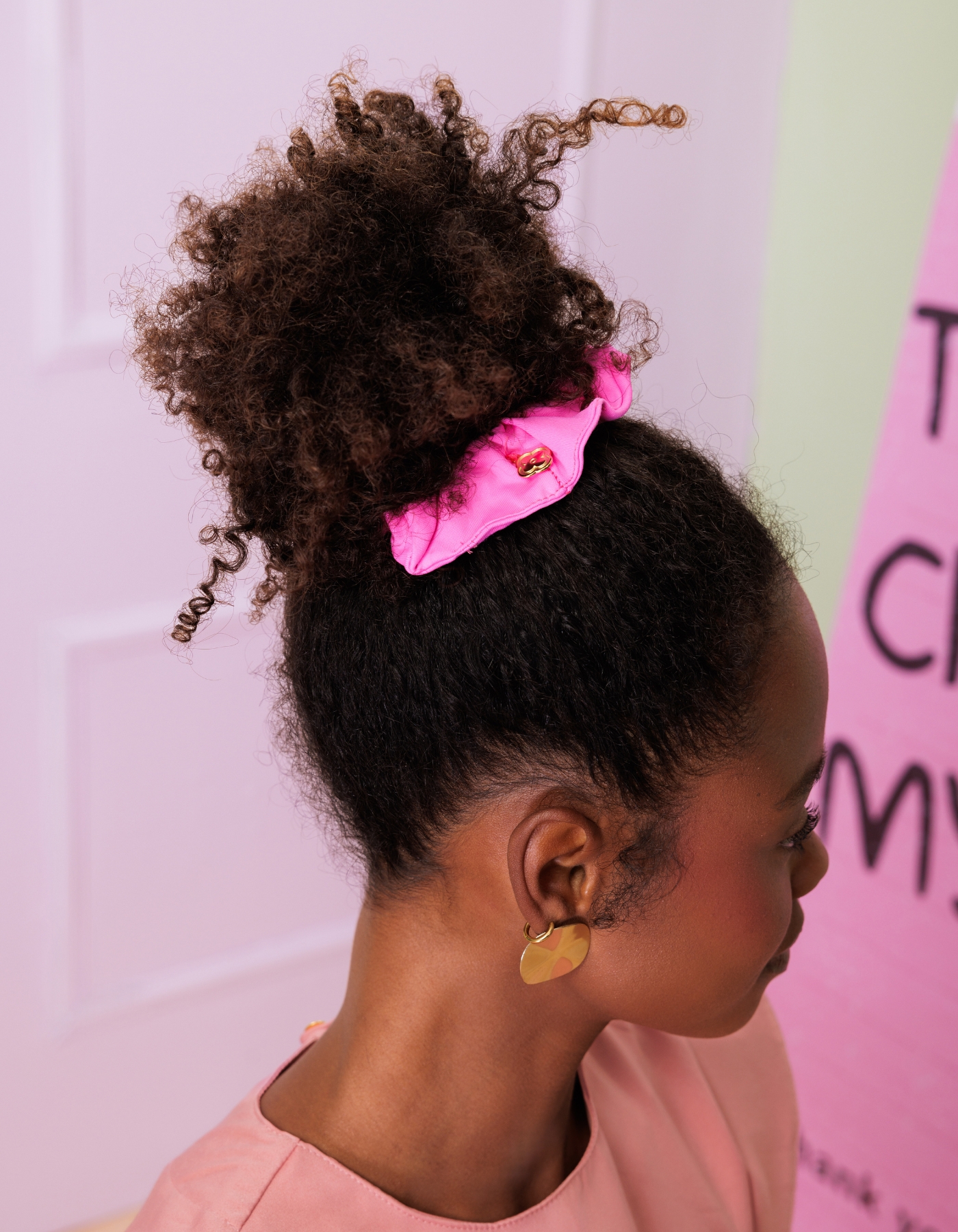 Scrunchie Feminina Pink Chiclete — foto 3