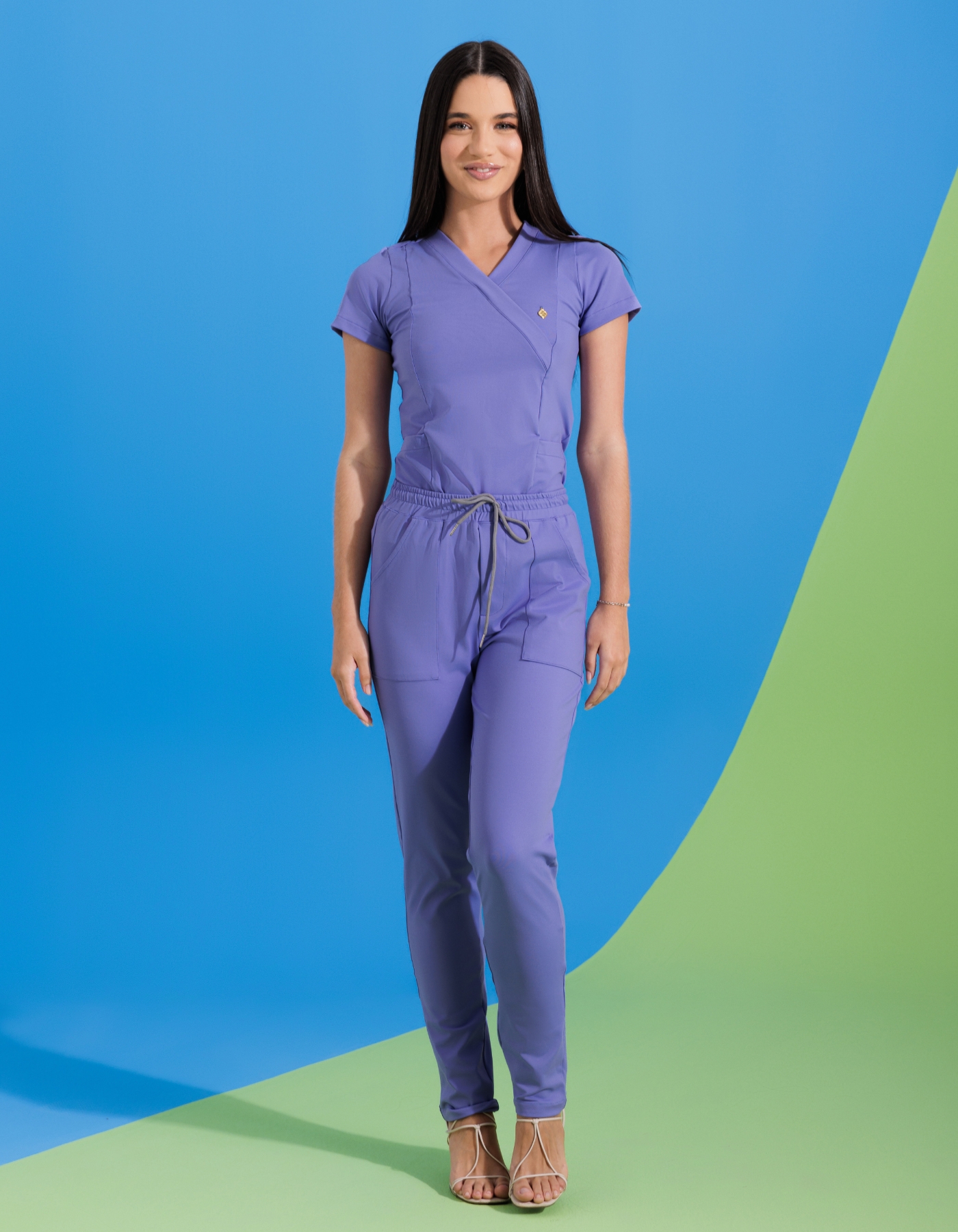 Scrub Feminino Moove Lilas Netuno — foto 3