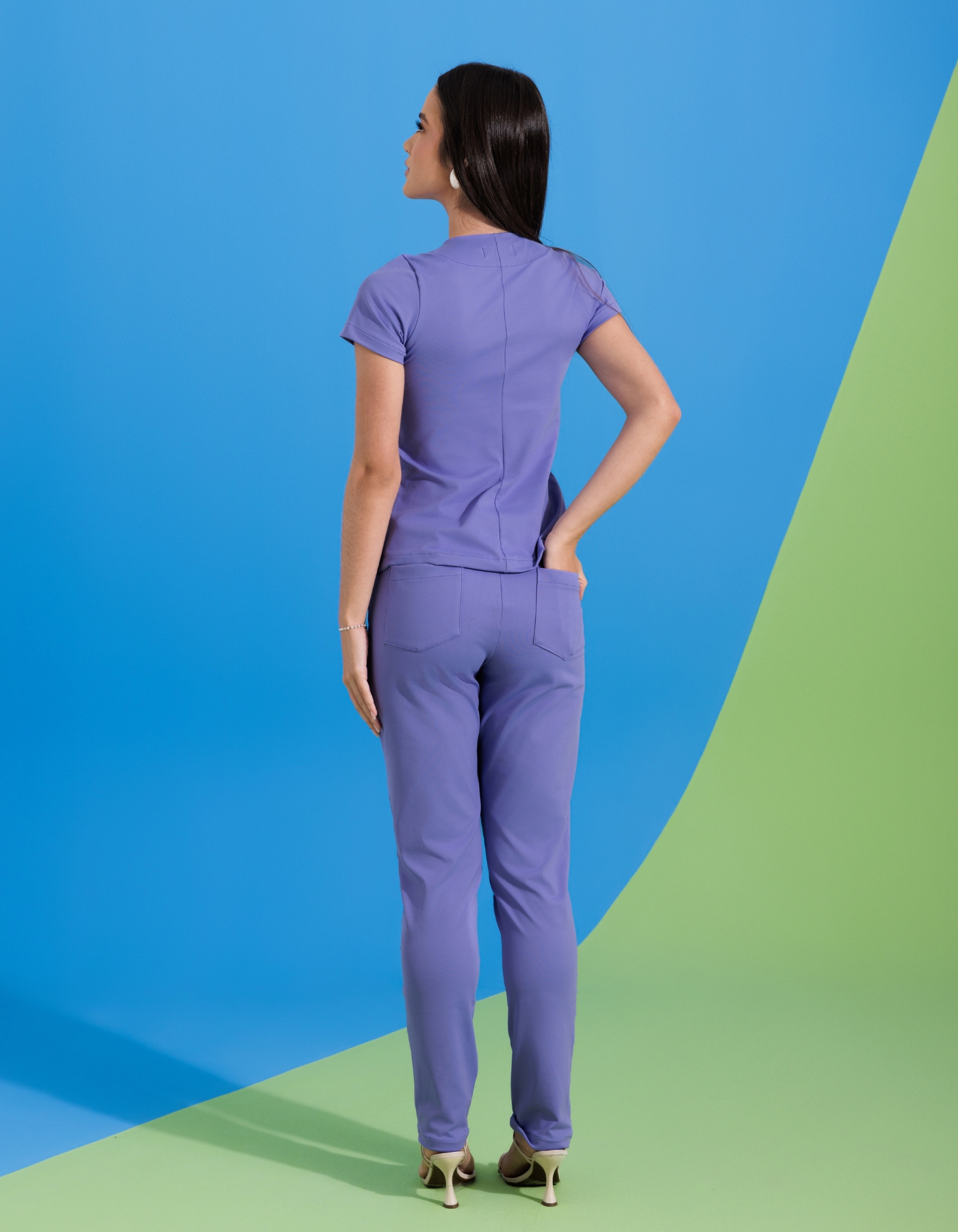 Scrub Feminino Moove Lilas Netuno — foto 2