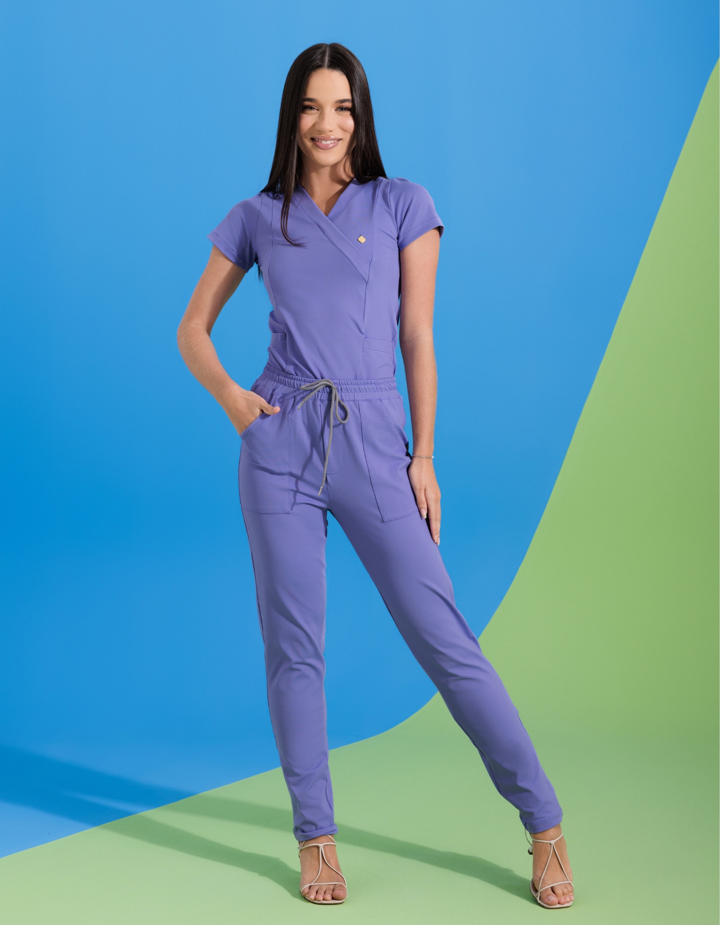 Scrub Feminino Moove Lilas Netuno — foto 5