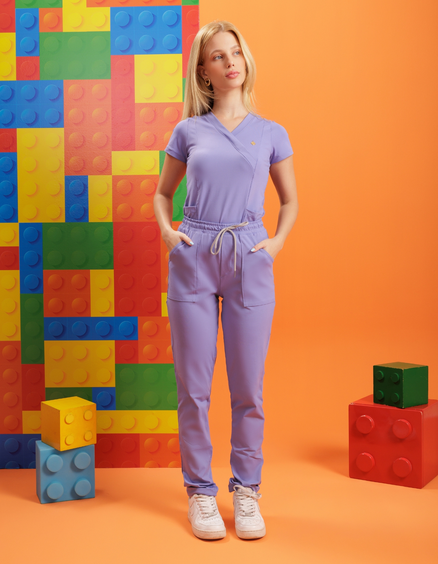 Scrub Feminino Moove Lilas Netuno — foto 9