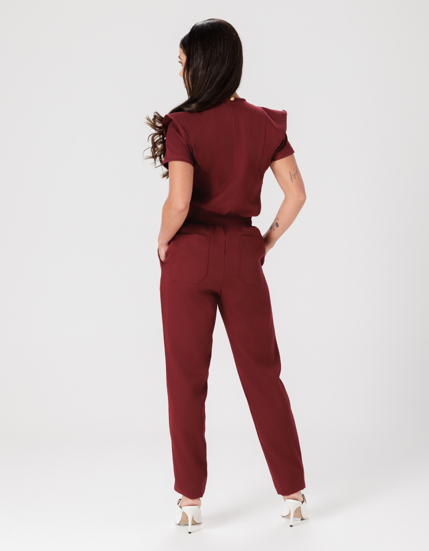 Scrub Feminino Laila Vinho — foto 4