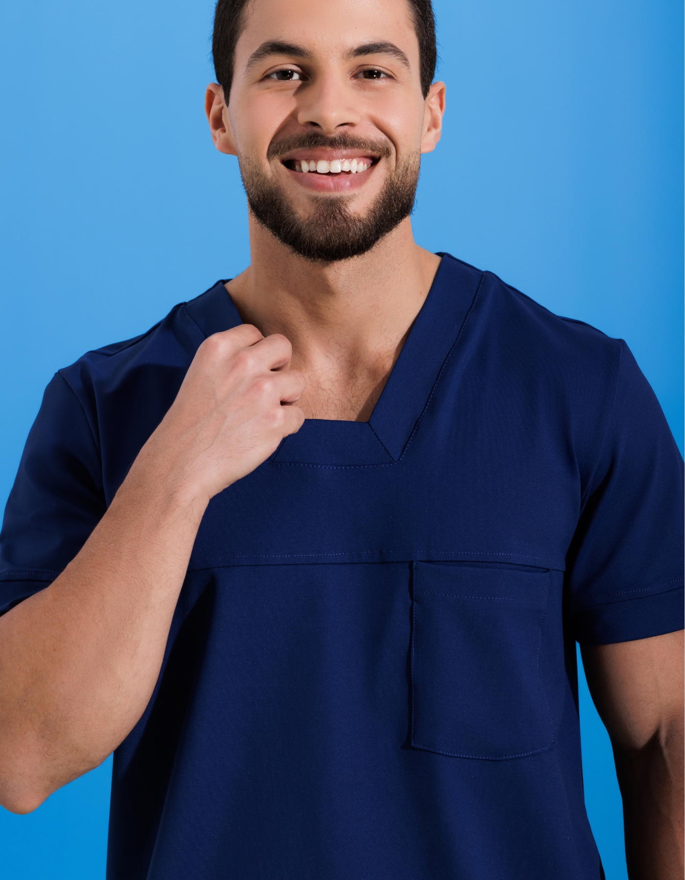 Scrub Masculino Action Marinho — foto 2