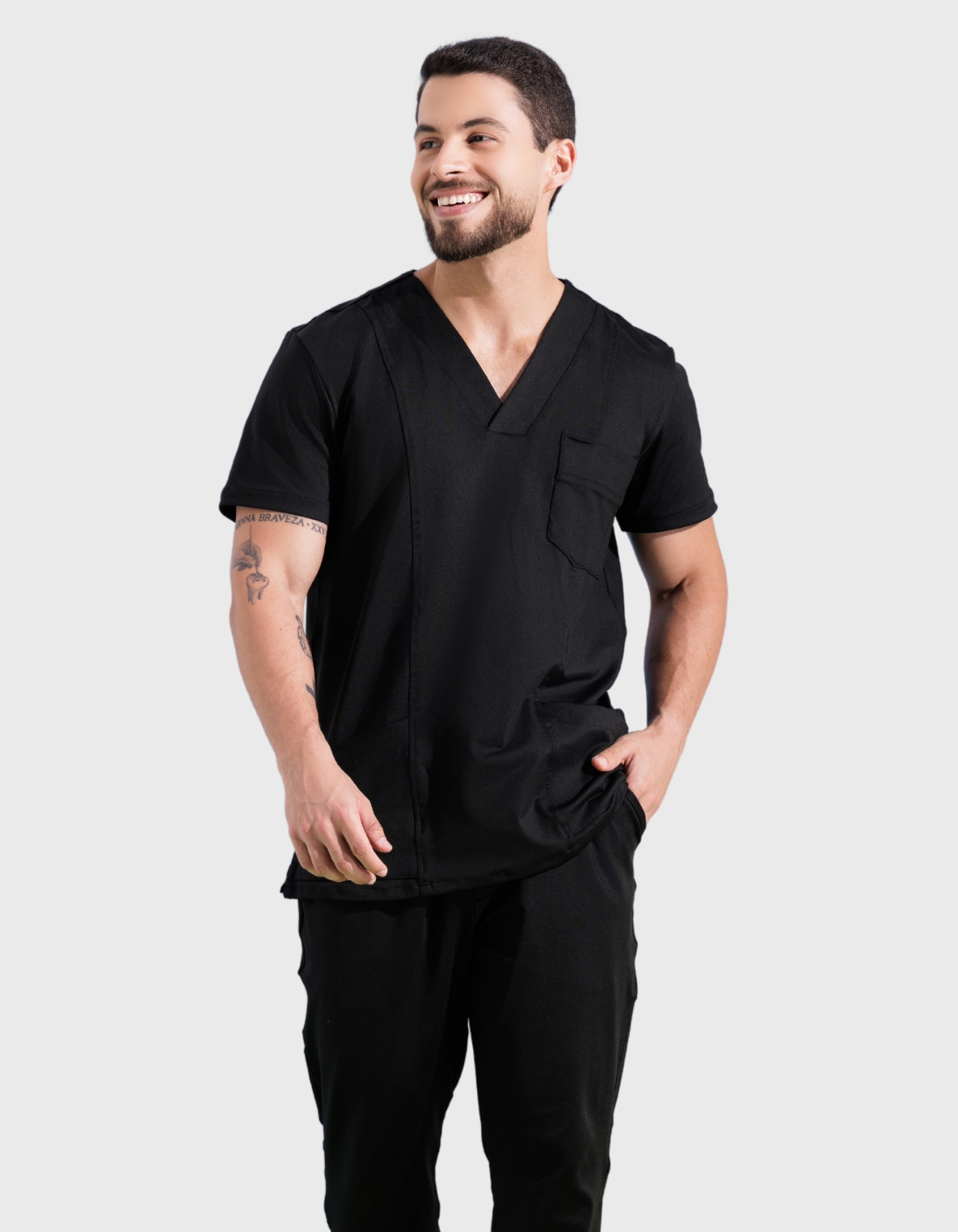 Scrub Masculino David Preto — foto 1