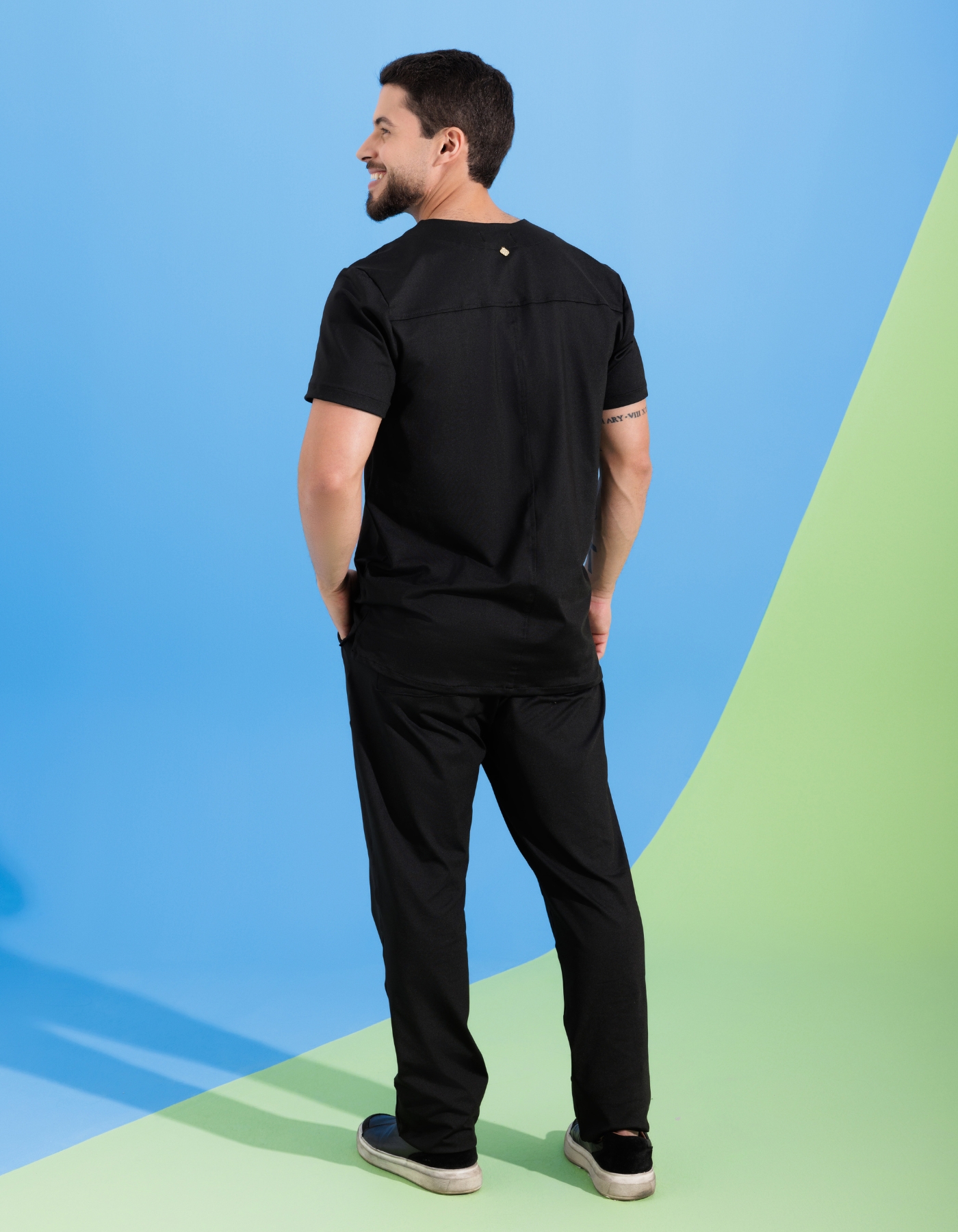 Scrub Masculino David Preto — foto 5