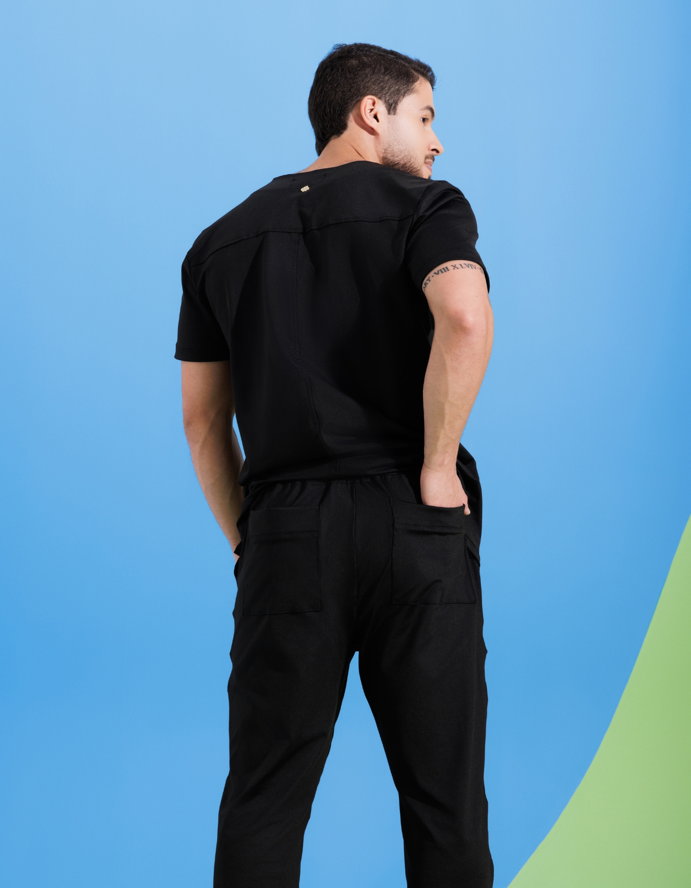 Scrub Masculino David Preto — foto 3