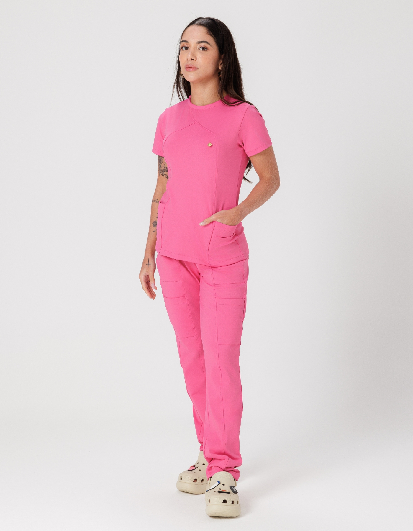 Scrub Feminino Megan Pink — foto 4
