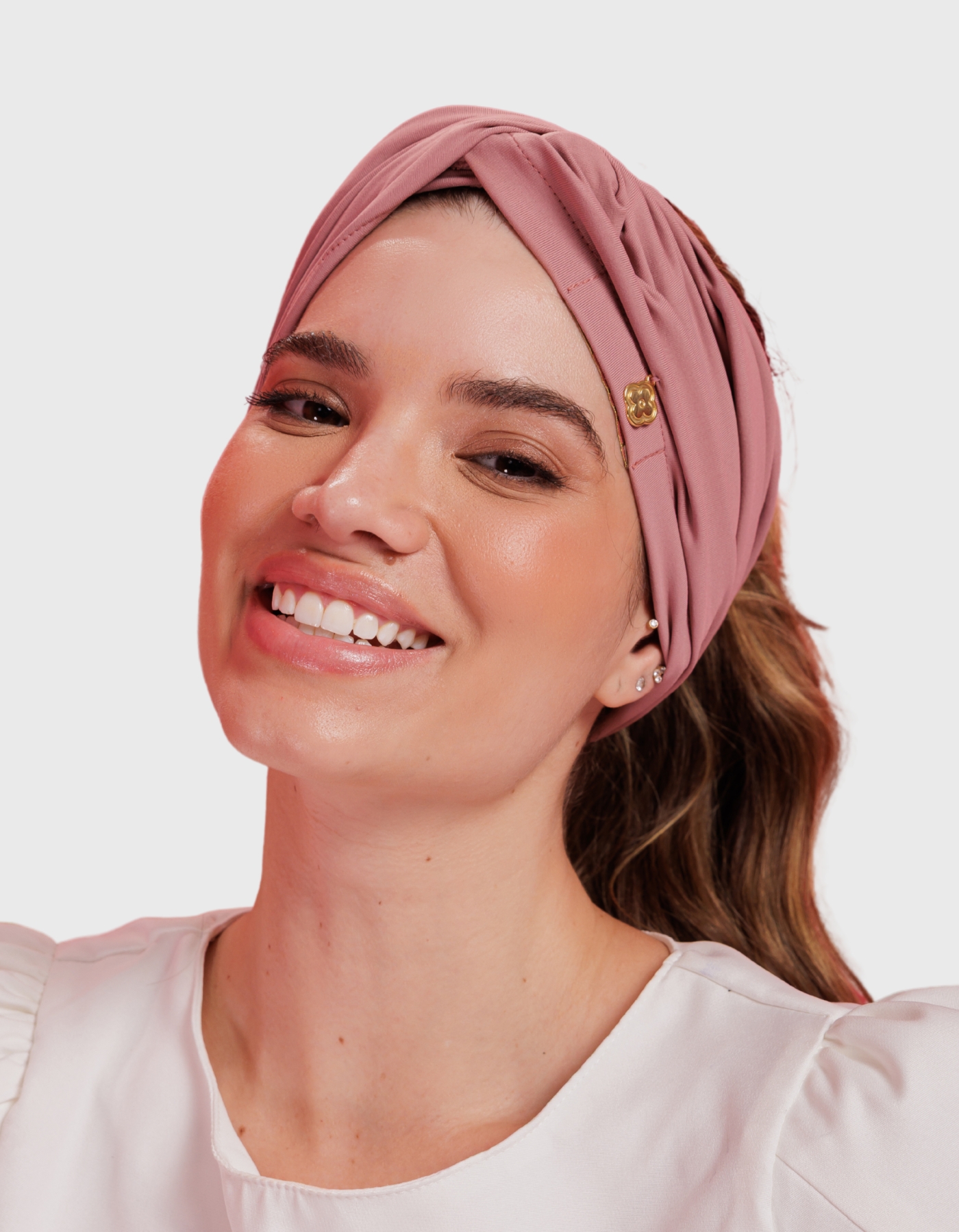 Faixa 2 em 1 Feminina Rosa Fumê — foto 1