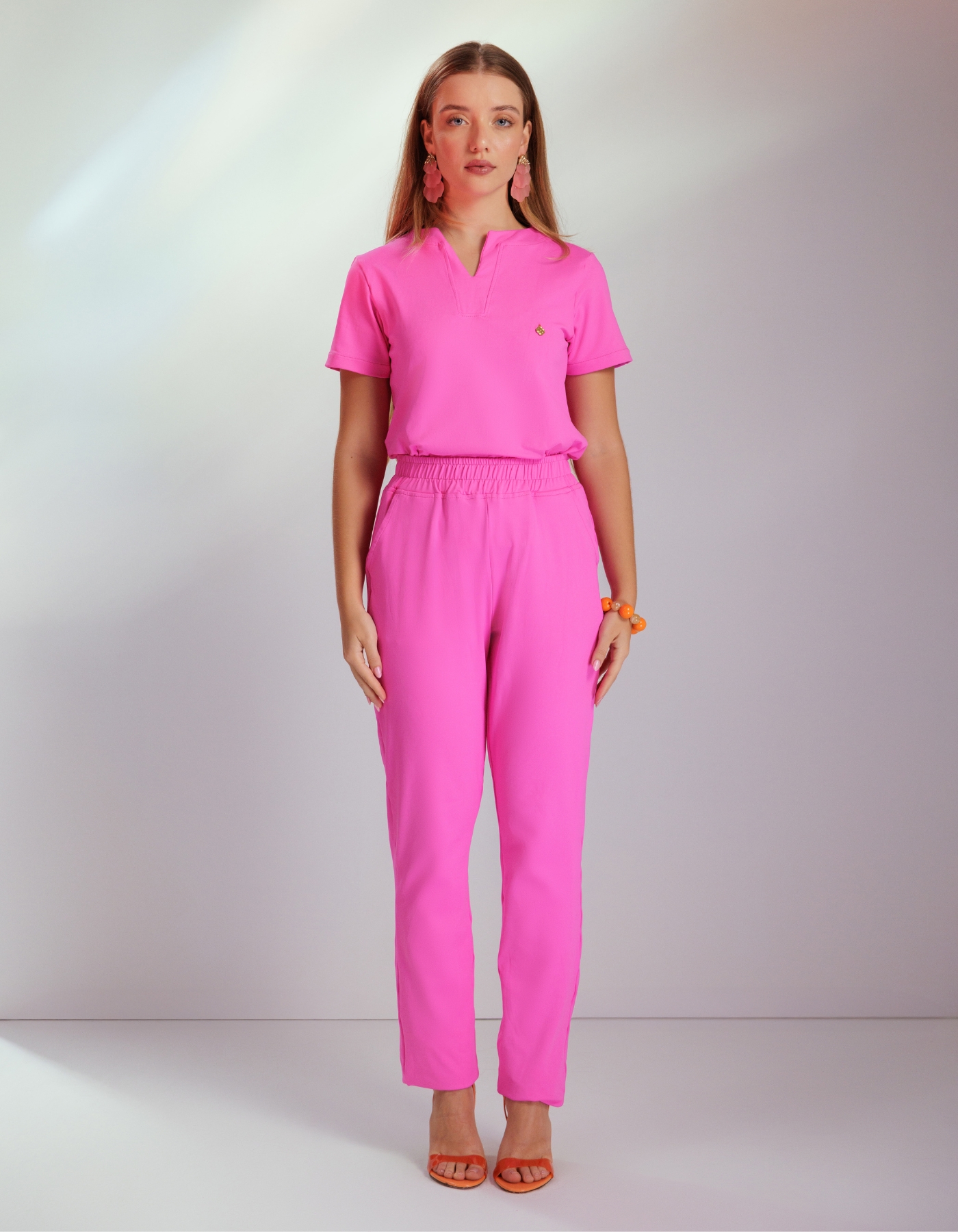 Scrub Feminino Luna Pink Chiclete — foto 4