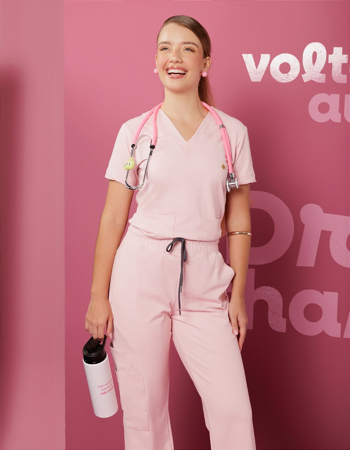 Scrub Feminino Zoe Rosé Sapatilha — foto 8