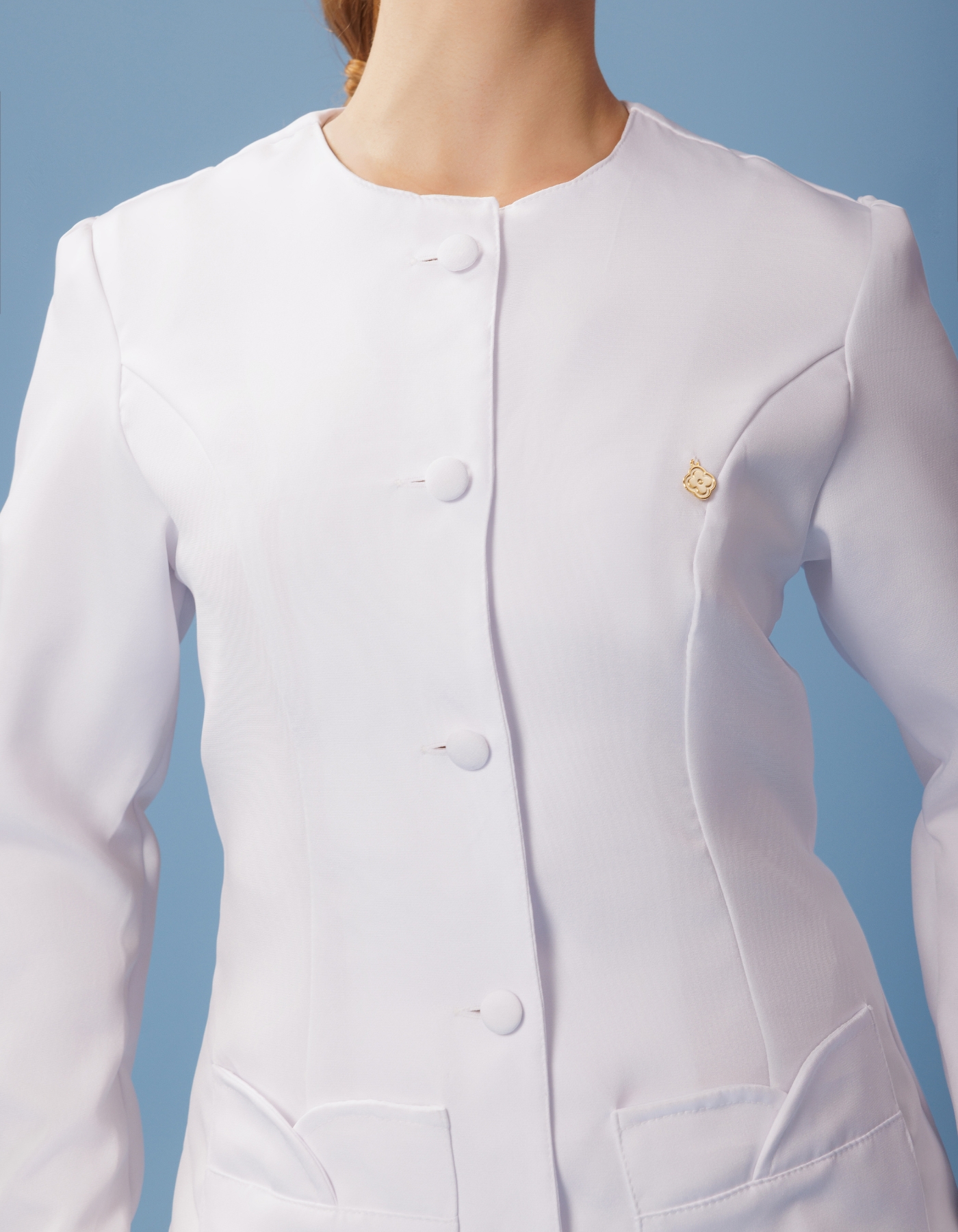 Jaleco Feminino Aurora Branco — foto 6