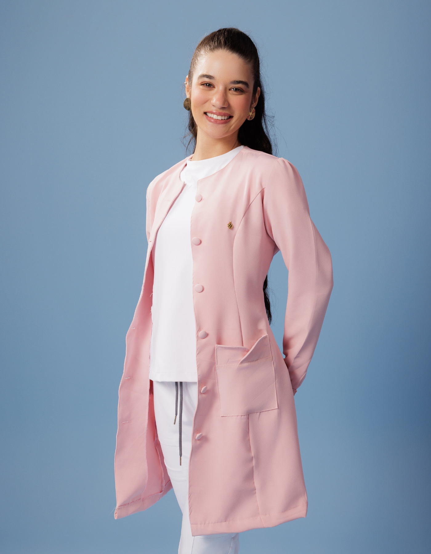 Jaleco Feminino Aurora Rosa Claro — foto 10