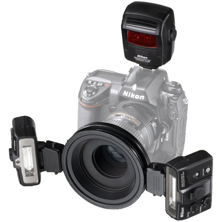 Sistema de Flash Speedlight close-up sem fio Nikon R1C1 iluminação para close-up