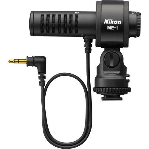 Microfone Nikon ME-1 Estereo Microphone para Câmeras D-SLR e Filmadoras