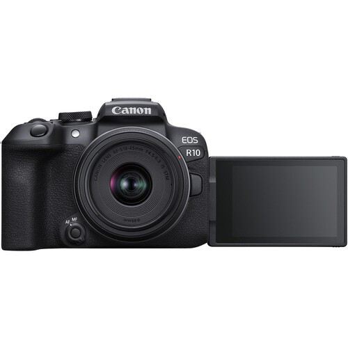 Câmera Canon EOS R10 Mirrorless Kit com Lente Canon RF-S 18-45mm f/4.5-6.3 IS STM