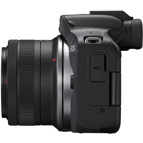Câmera Canon EOS R50 Mirrorless Preta Kit com Lente Canon RF-S 18-45mm f/4.5-6.3 IS STM